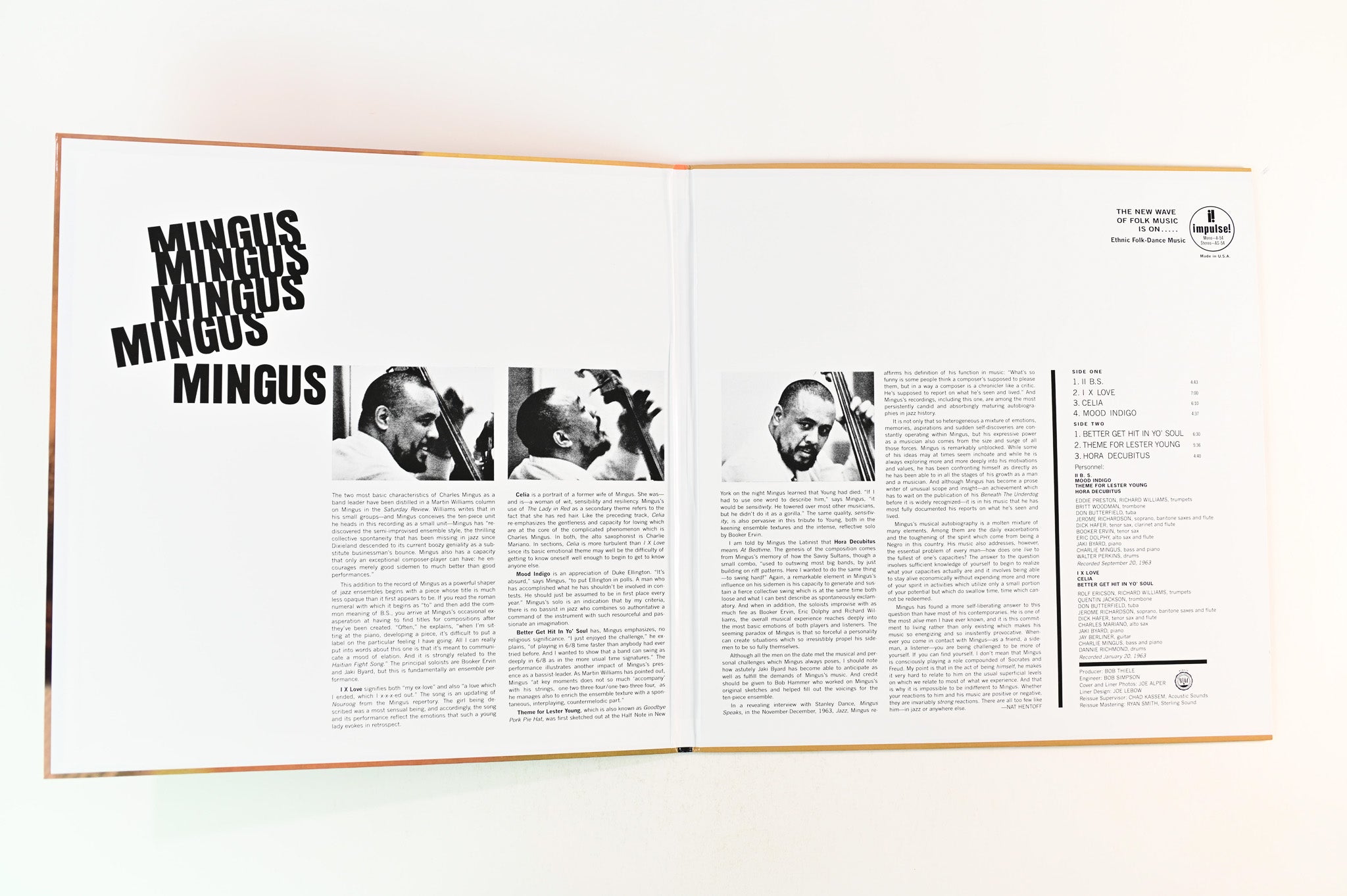 Charles Mingus - Mingus Mingus Mingus Mingus Mingus on Impulse Verve Acoustic Sound Series Reissue
