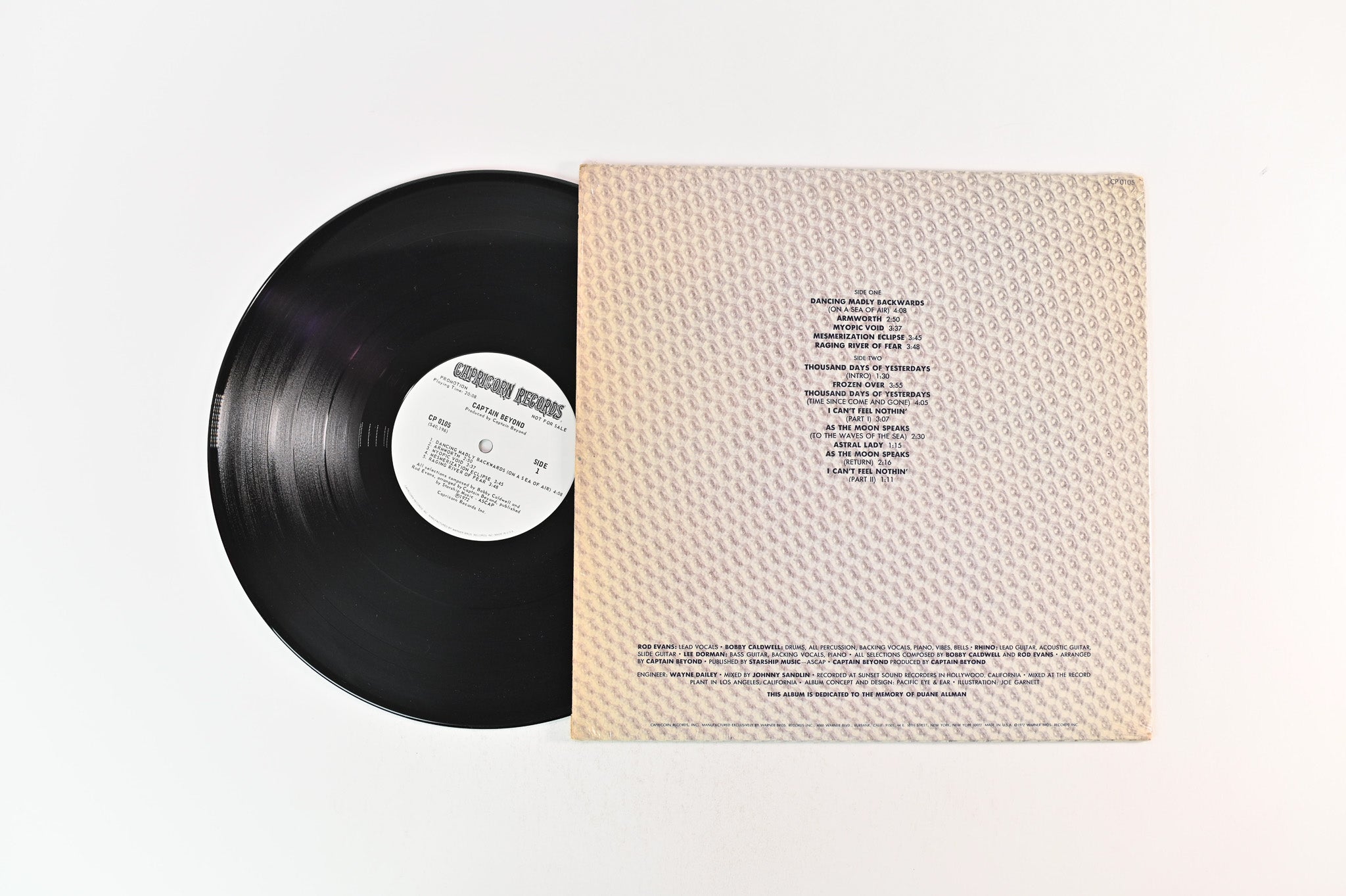Captain Beyond - Captain Beyond on Capricorn Promo With Lenticular Cover