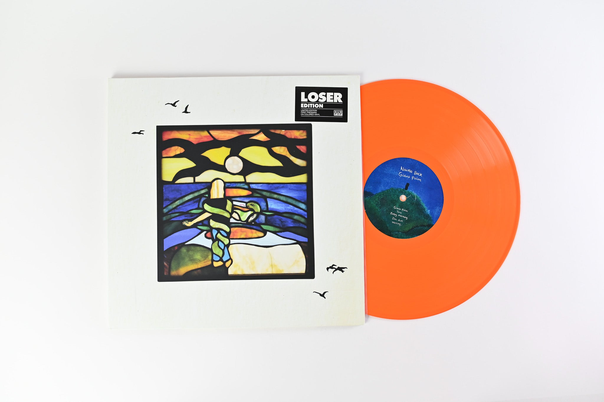 Naima Redina-Bock - Giant Palm on Sub Pop - Orange Vinyl