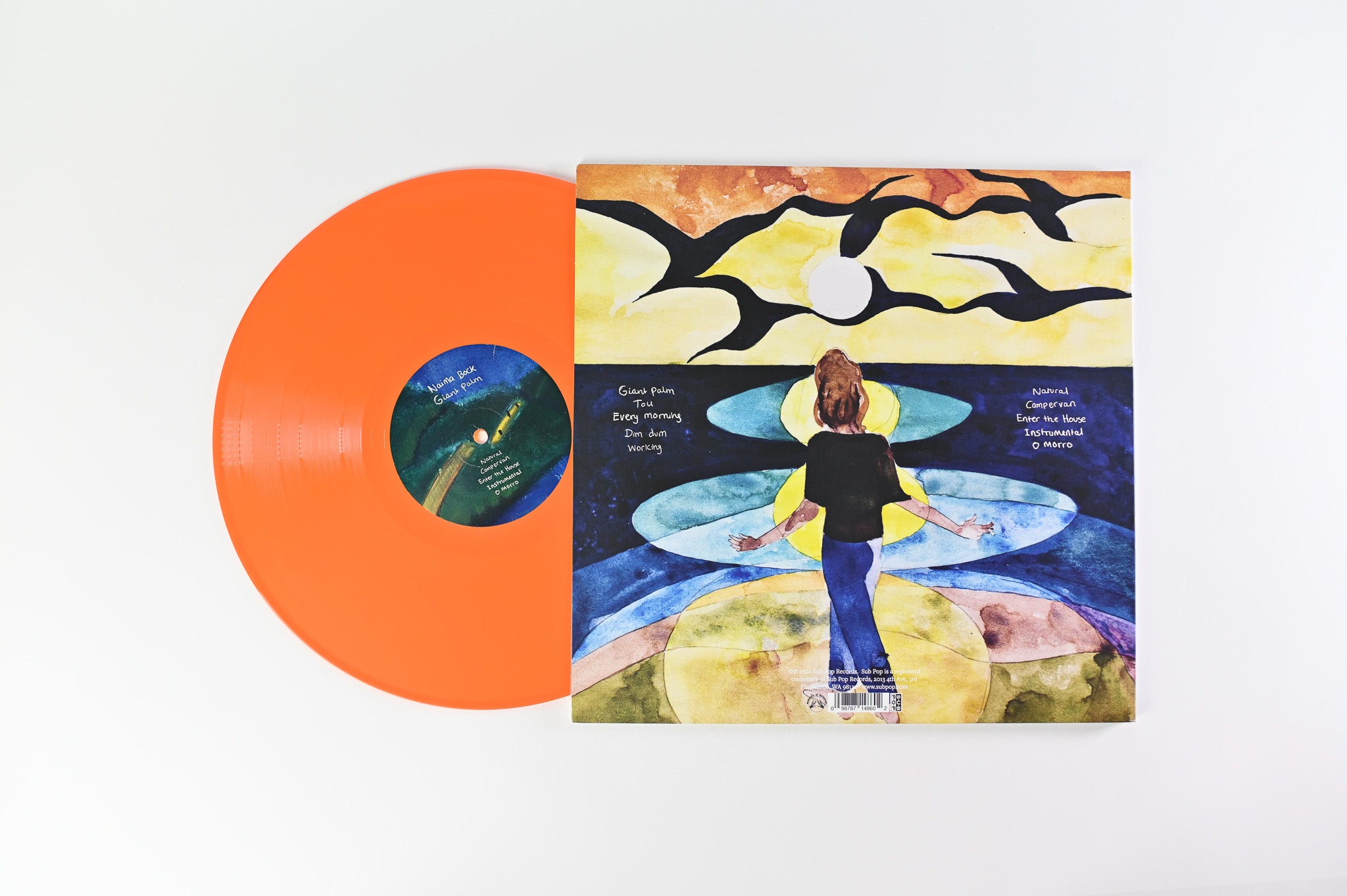 Naima Redina-Bock - Giant Palm on Sub Pop - Orange Vinyl