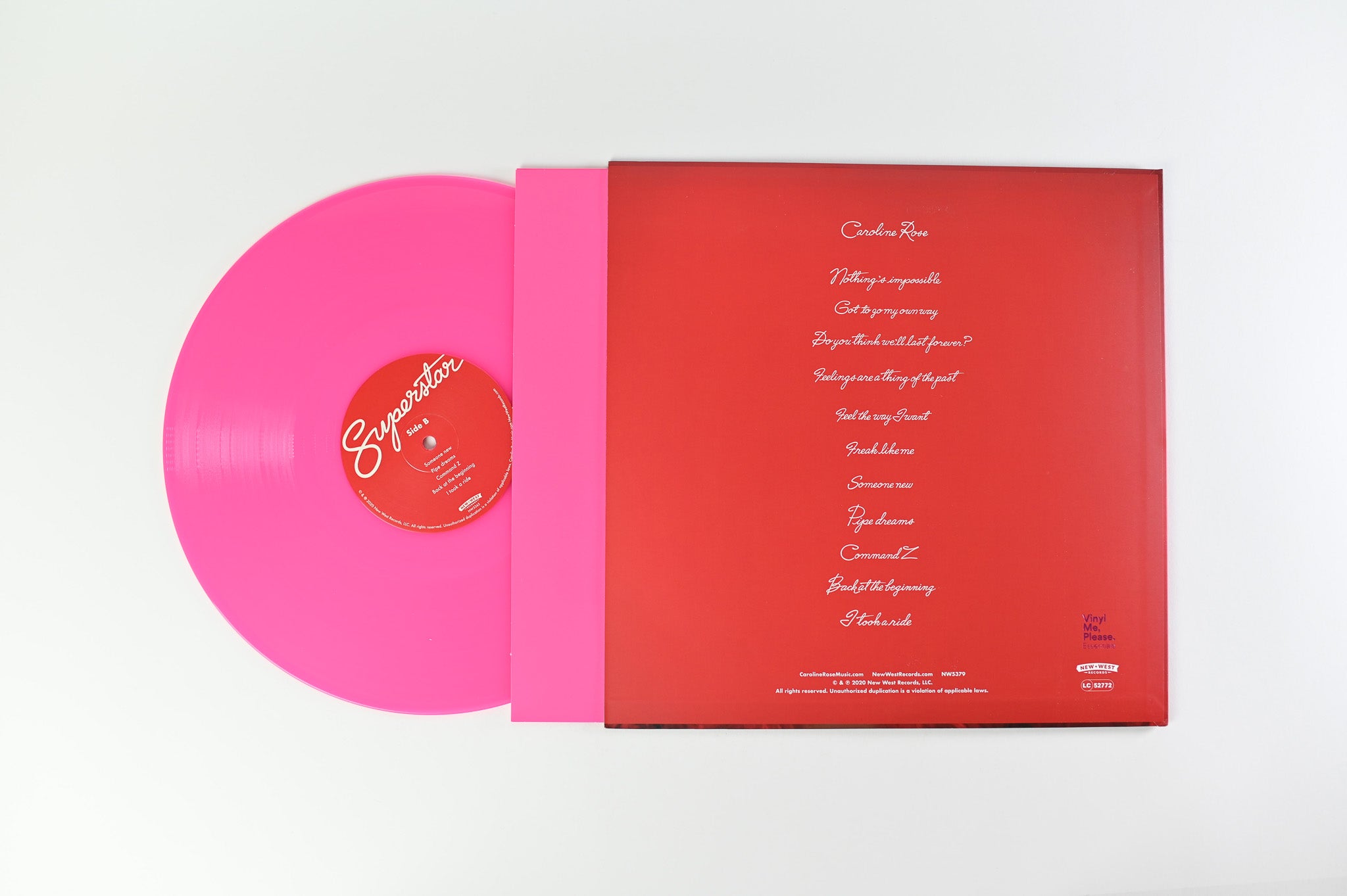 Caroline Rose - Superstar on New West Records - Pink Vinyl