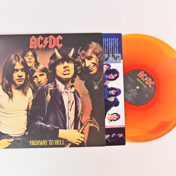 AC/DC - Highway To Hell on Columbia Ltd Red/Orange Merge Hellfire Viny