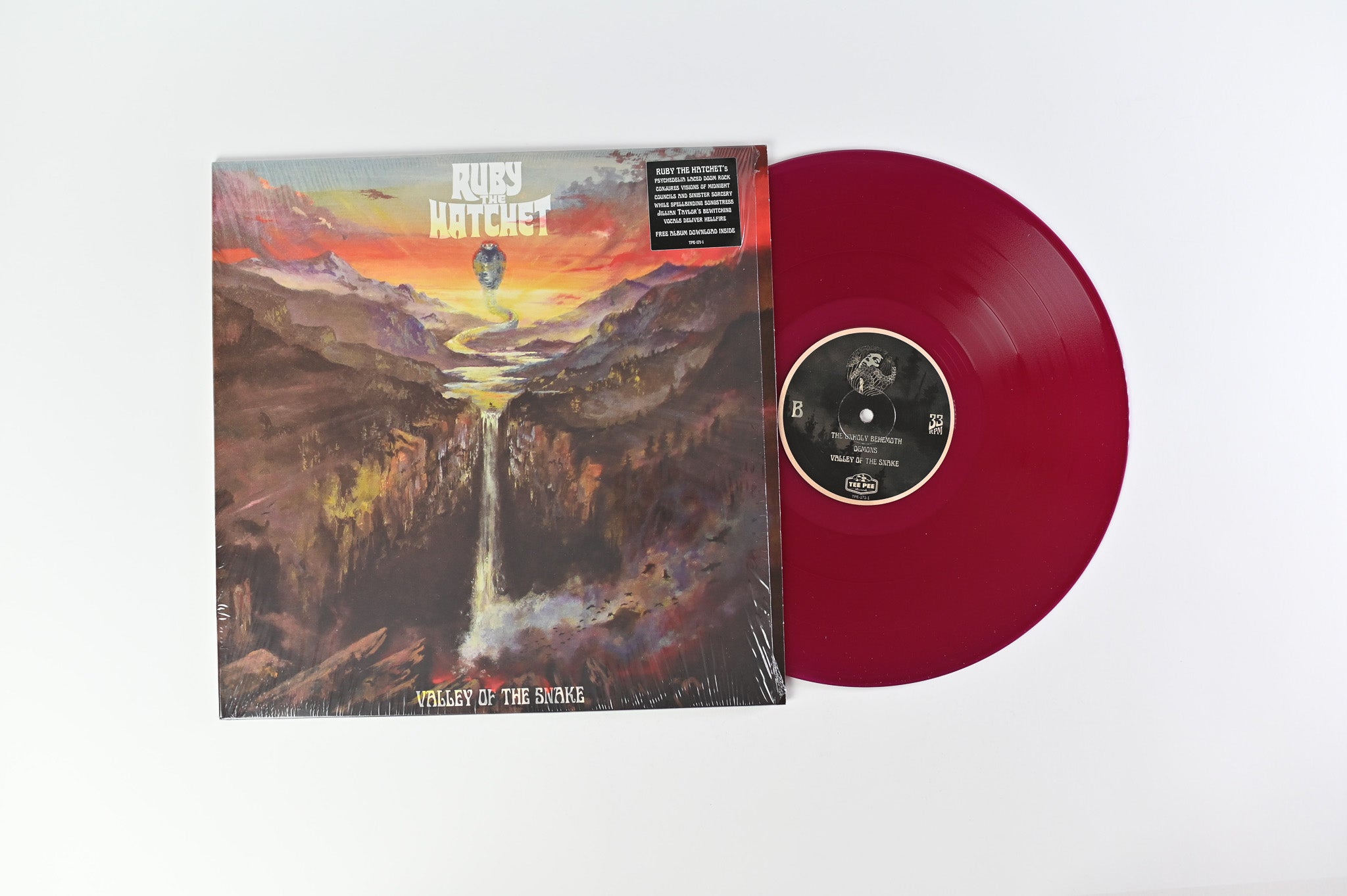Ruby The Hatchet - Valley Of The Snake on Tee Pee Records - Purple Vinyl