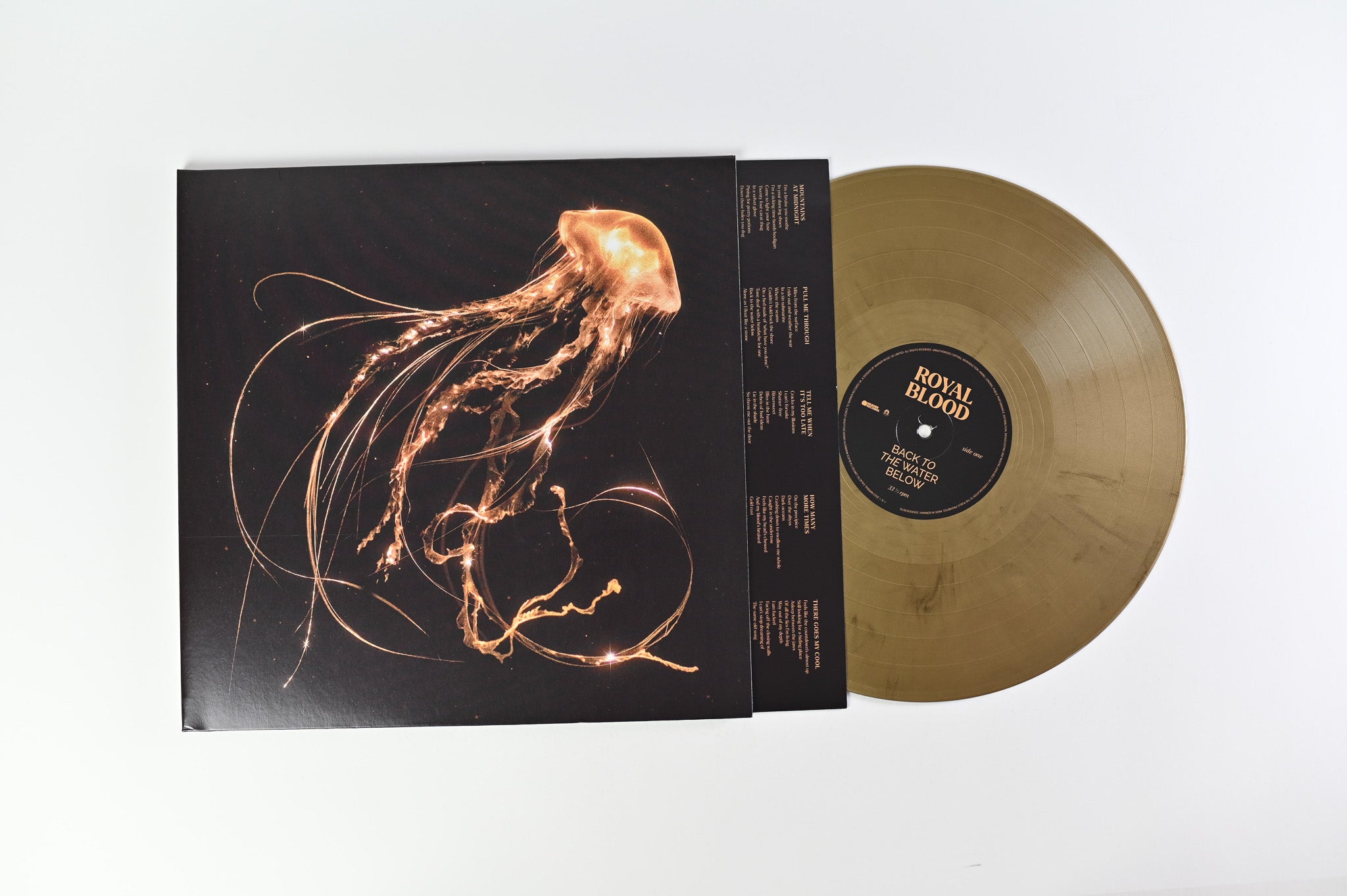 Royal Blood - Back To The Water Below Deluxe Edition on Black Mammoth Records Gold Marble Vinyl