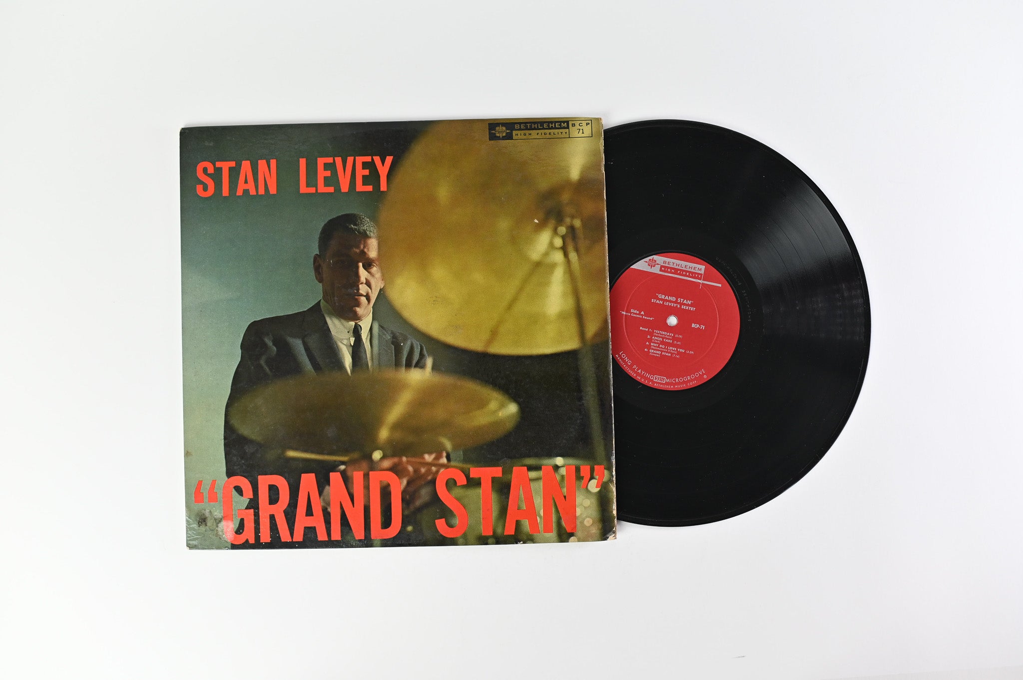 Stan Levey - Grand Stan on Bethlehem Mono Deep Groove