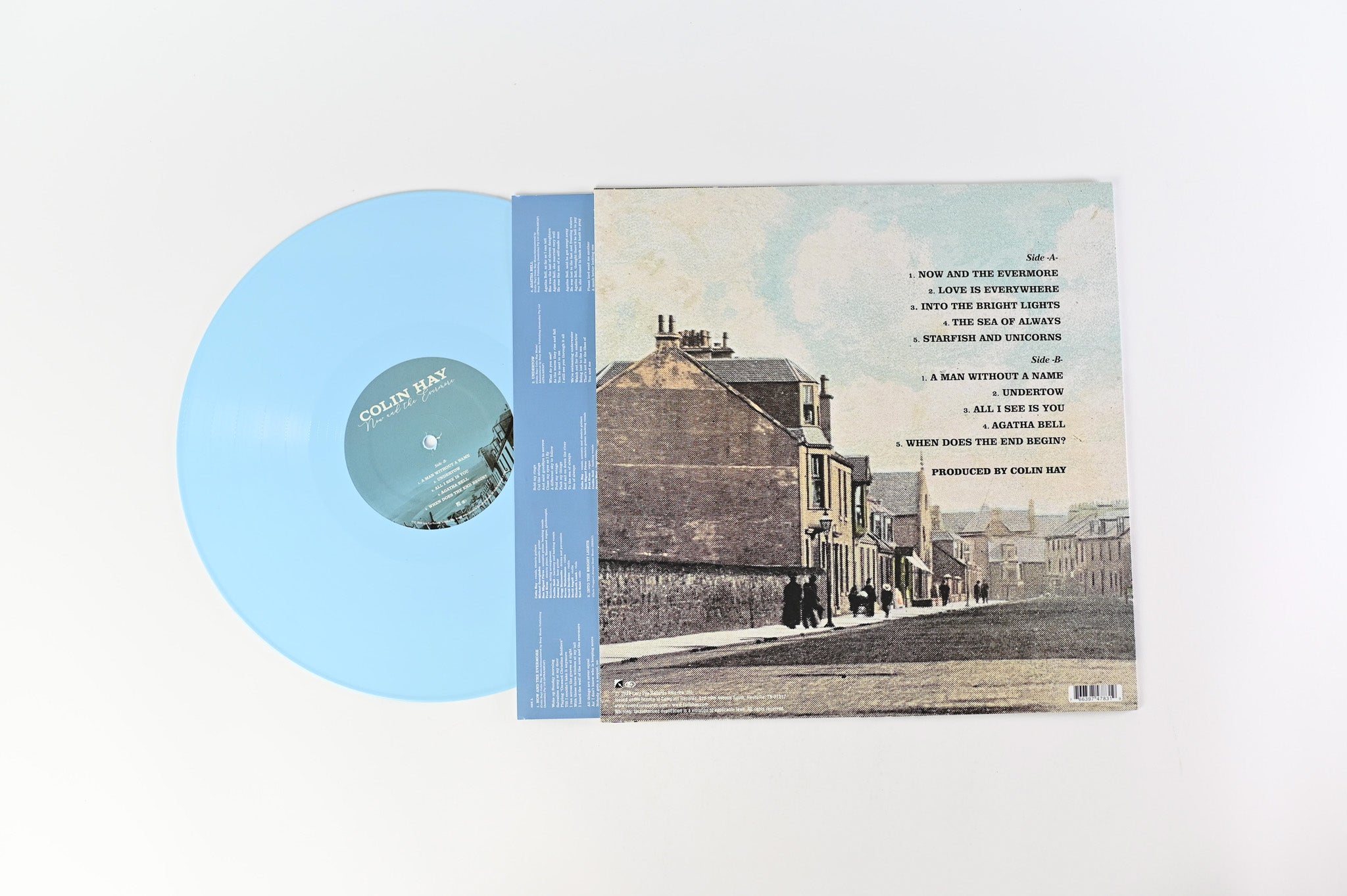 Colin Hay - Now And The Evermore on Compass Records - Blue Vinyl