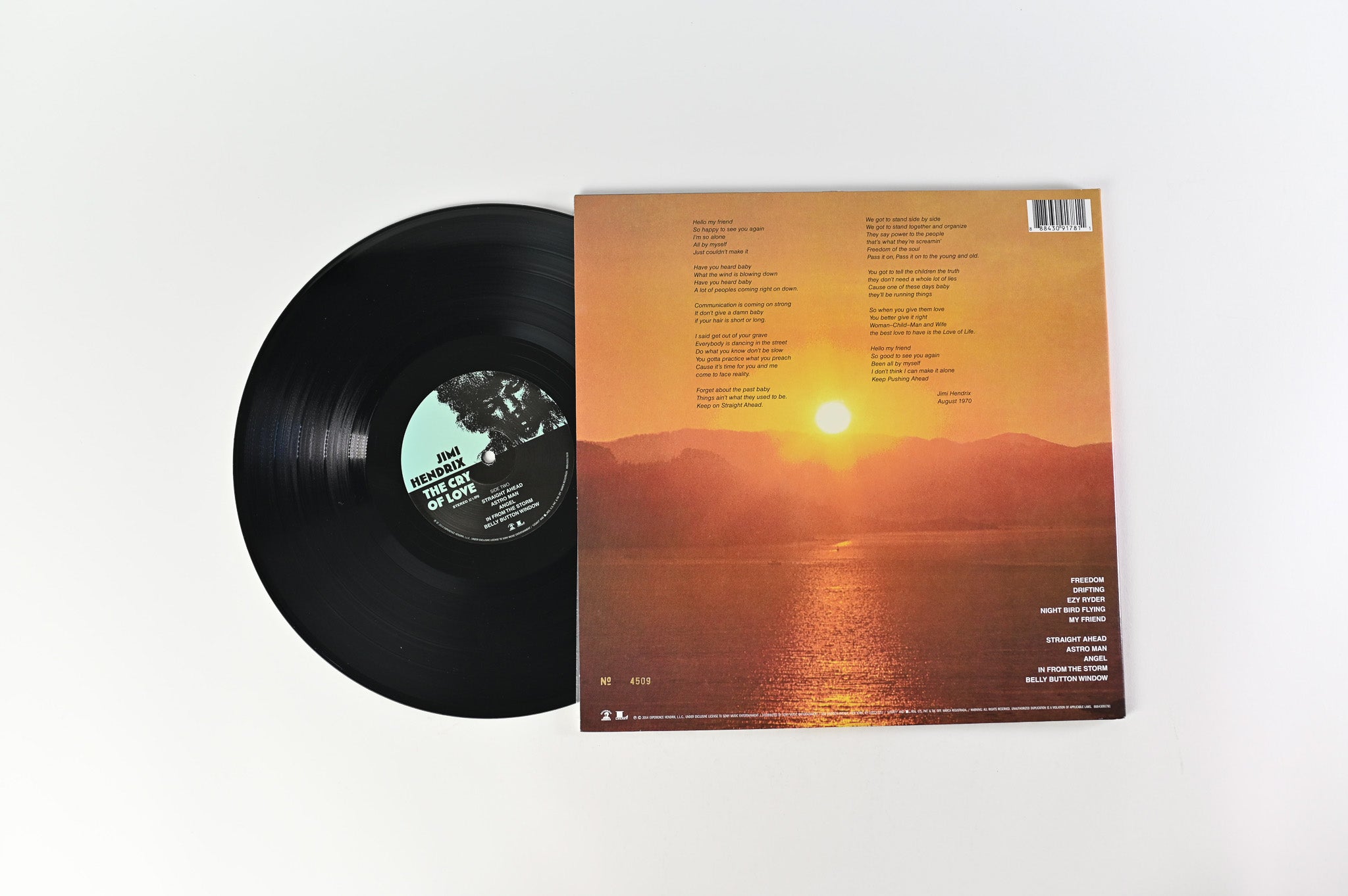 Jimi Hendrix - The Cry Of Love on Experience Hendrix / Legacy