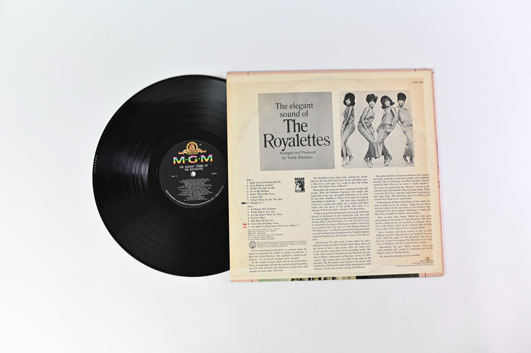 The Royalettes - The Elegant Sound Of The Royalettes on MGM Mono