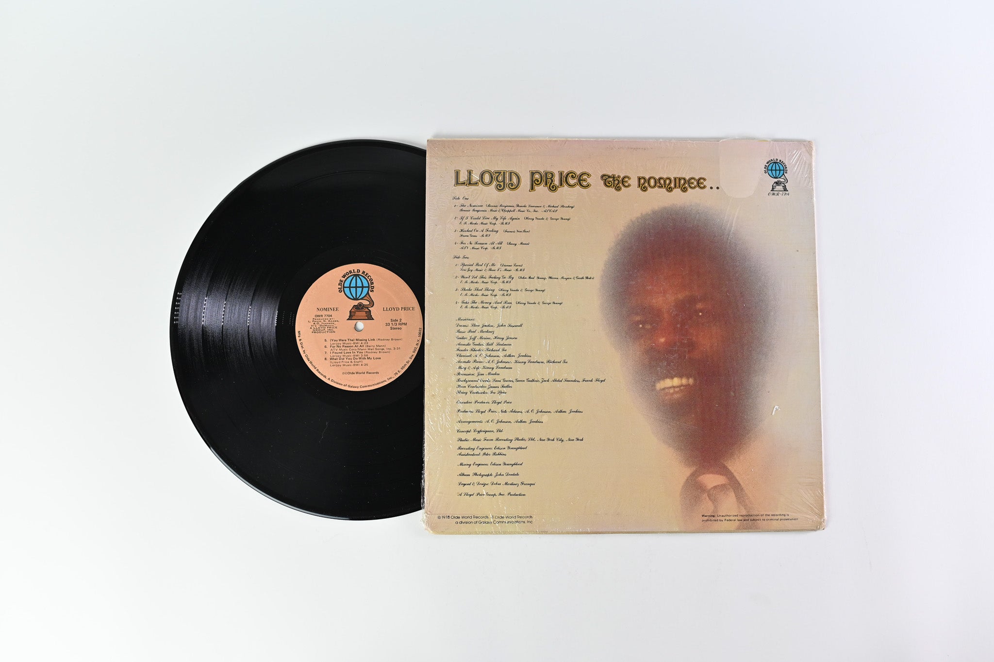 LLoyd Price - The Nominee on Olde World Records