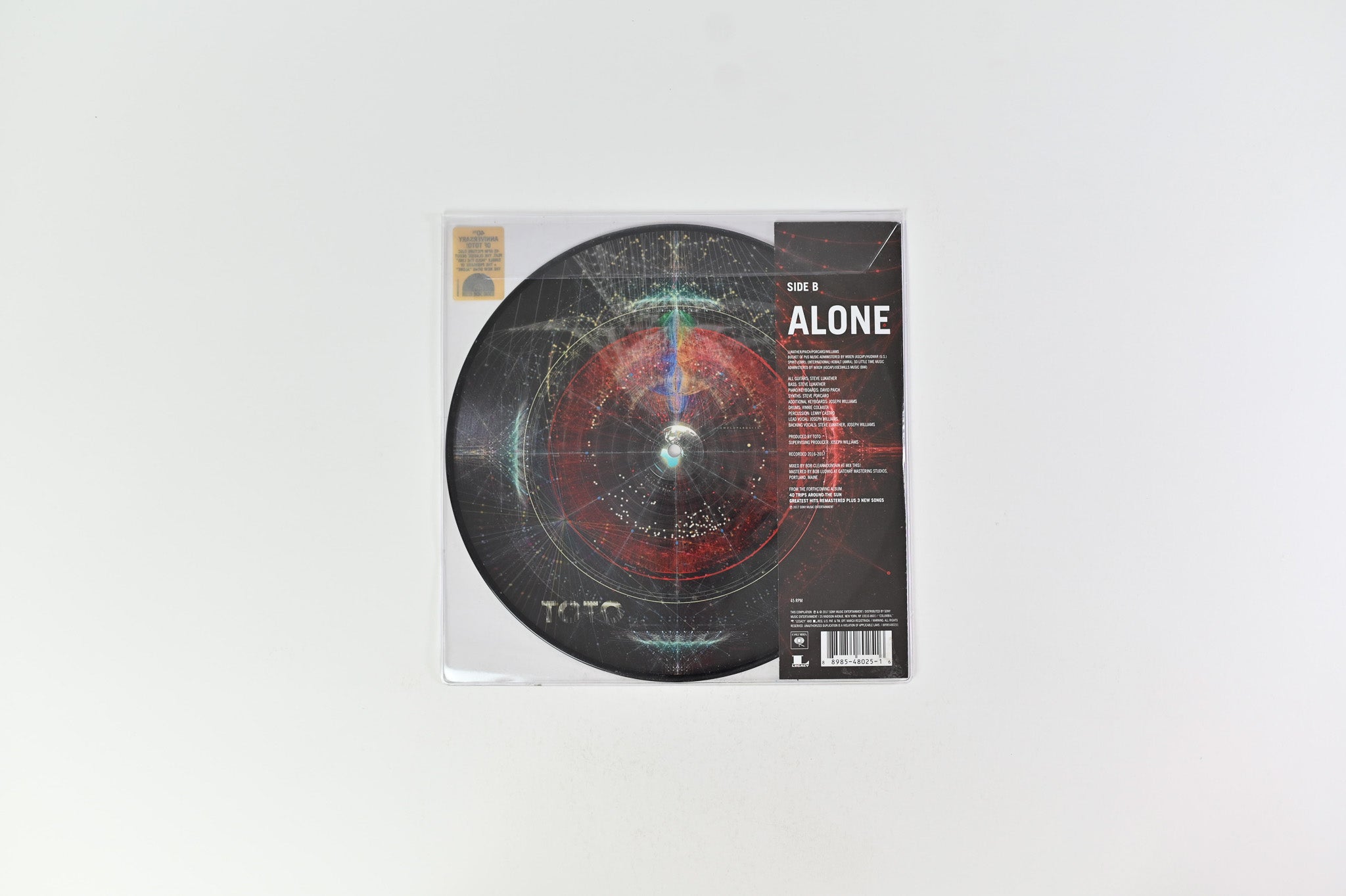 Toto - Hold The Line / Alone on Columbia / Legacy - 10" Picture Disc RSD 2017