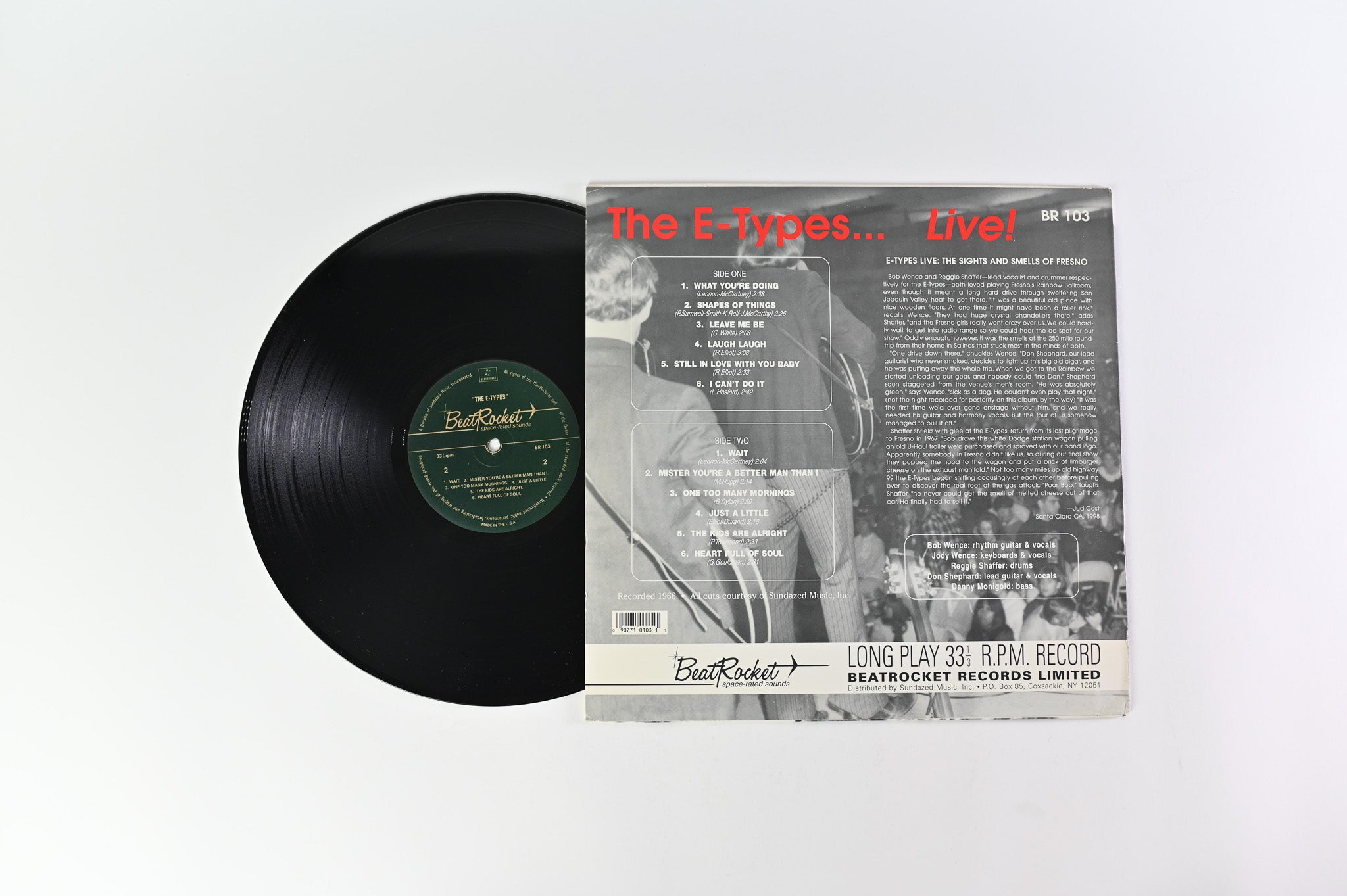 The E Types - Live At The Rainbow Ballroom 1966 on BeatRocket