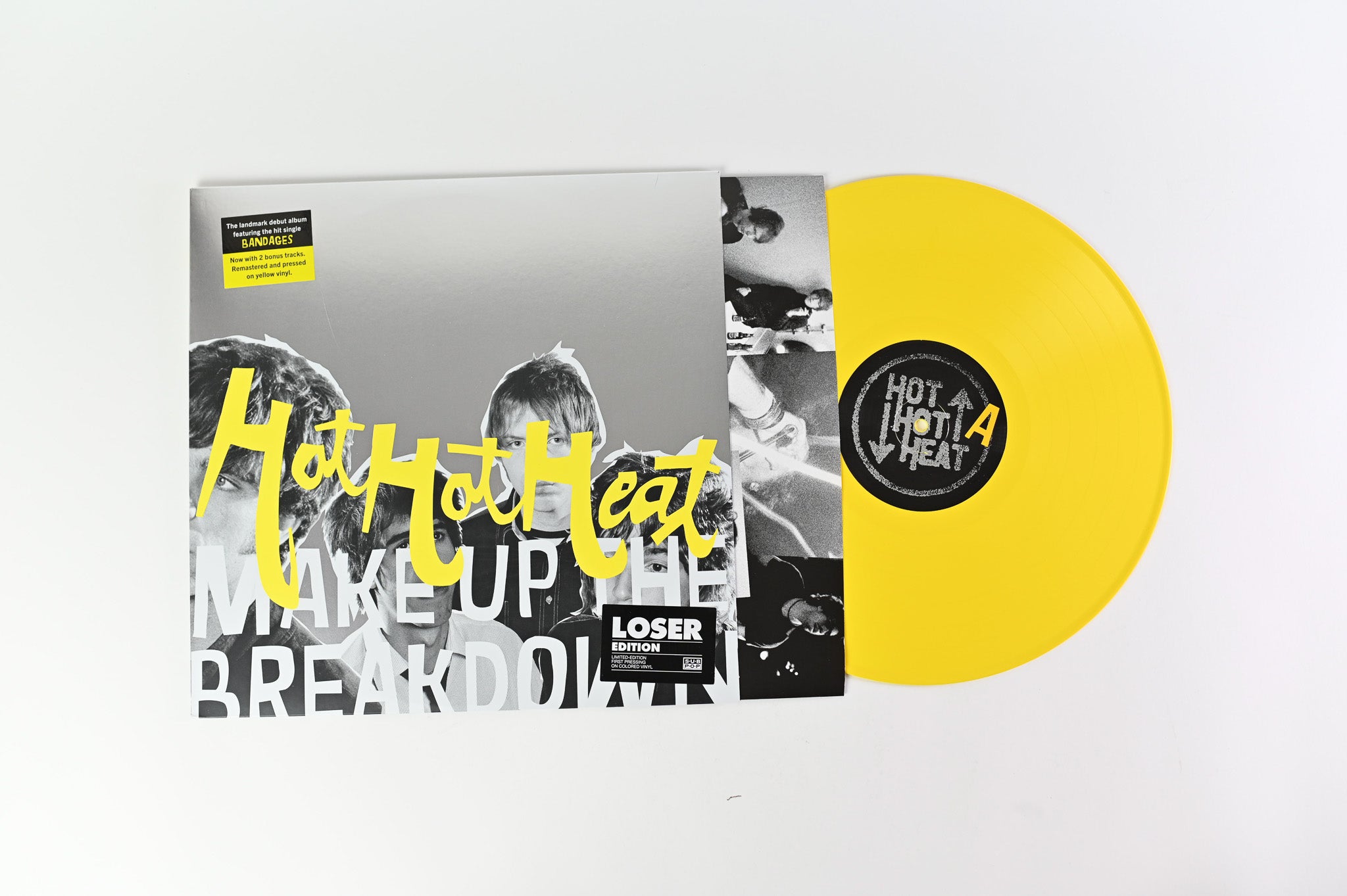 Hot Hot Heat - Make Up The Breakdown on Sub Pop - Yellow Vinyl