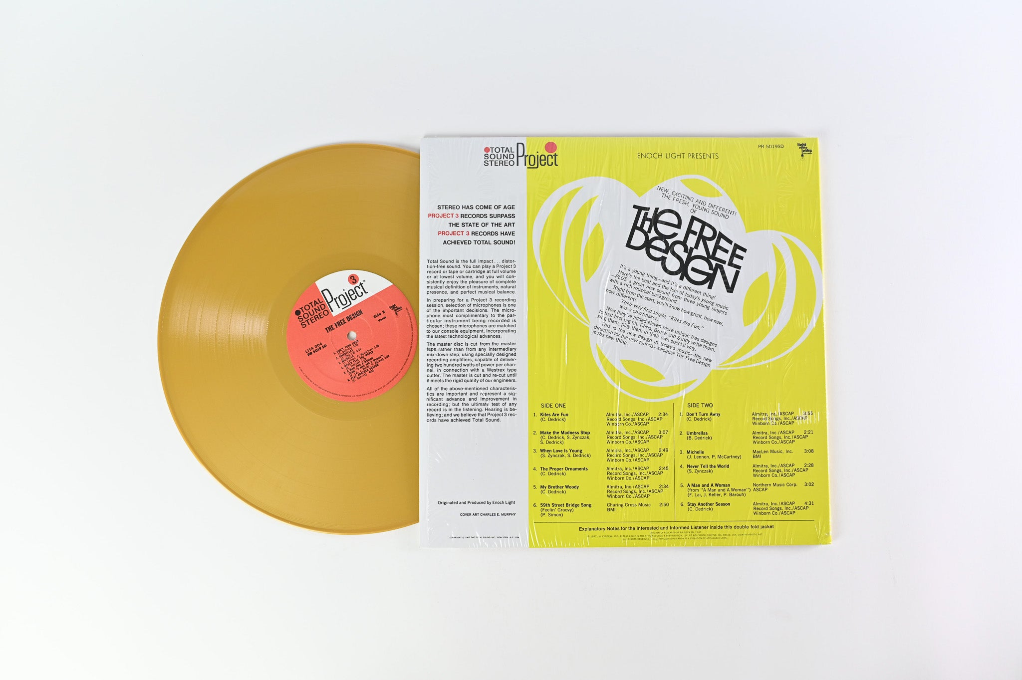 The Free Design - Kites Are Fun on Light In The Attic - Gold Vinyl