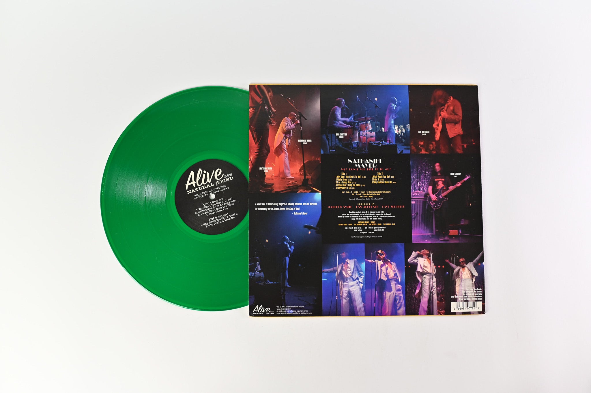 Nathaniel Mayer - Why Don't You Give It To Me? on Alive Records - Green Vinyl