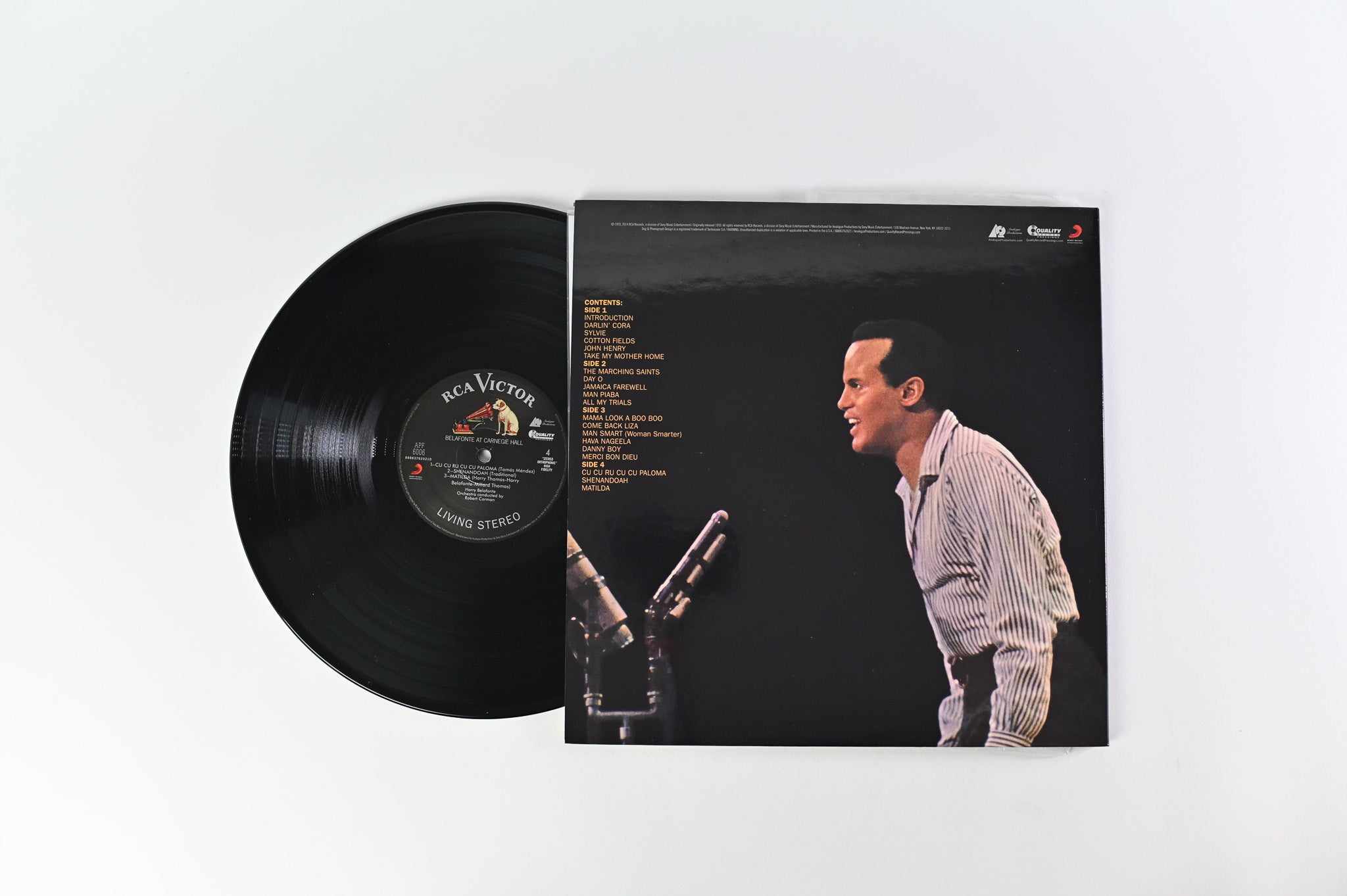 Harry Belafonte - Belafonte At Carnegie Hall: The Complete Concert on Analogue Productions