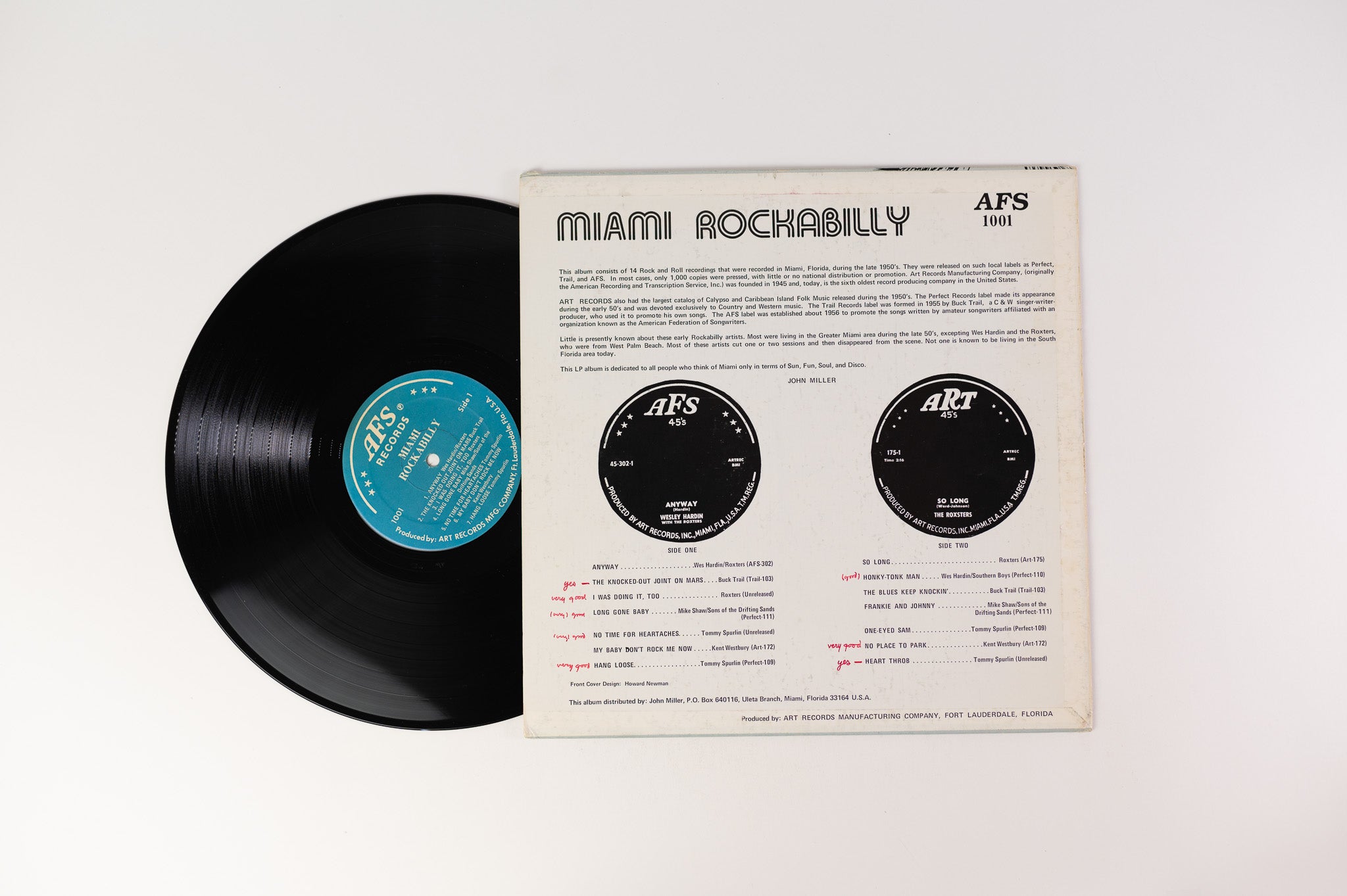 Various - Miami Rockabilly on AFS Records