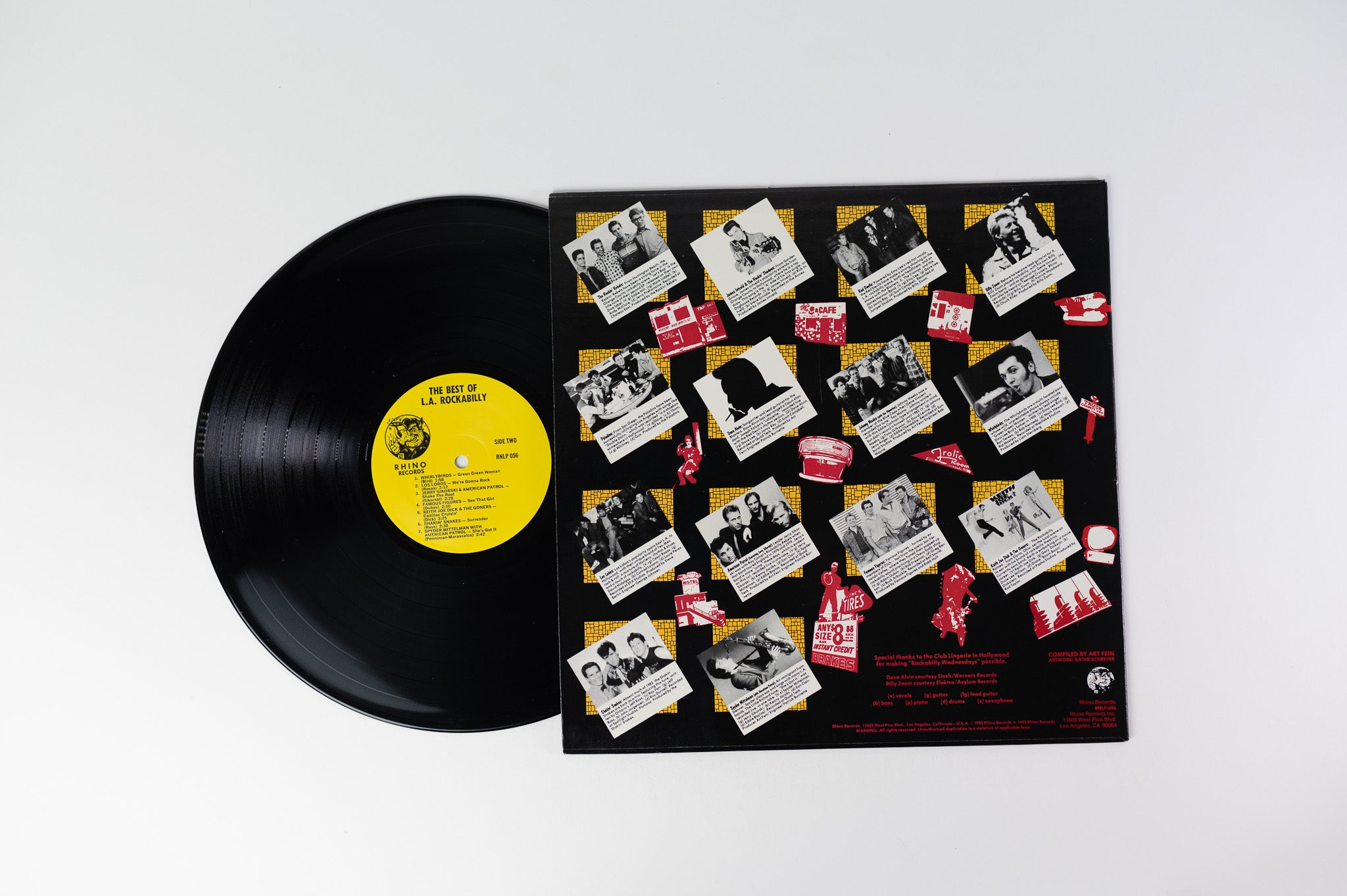 Various - (Art Fein Presents) The Best Of L.A. Rockabilly on Rhino Records