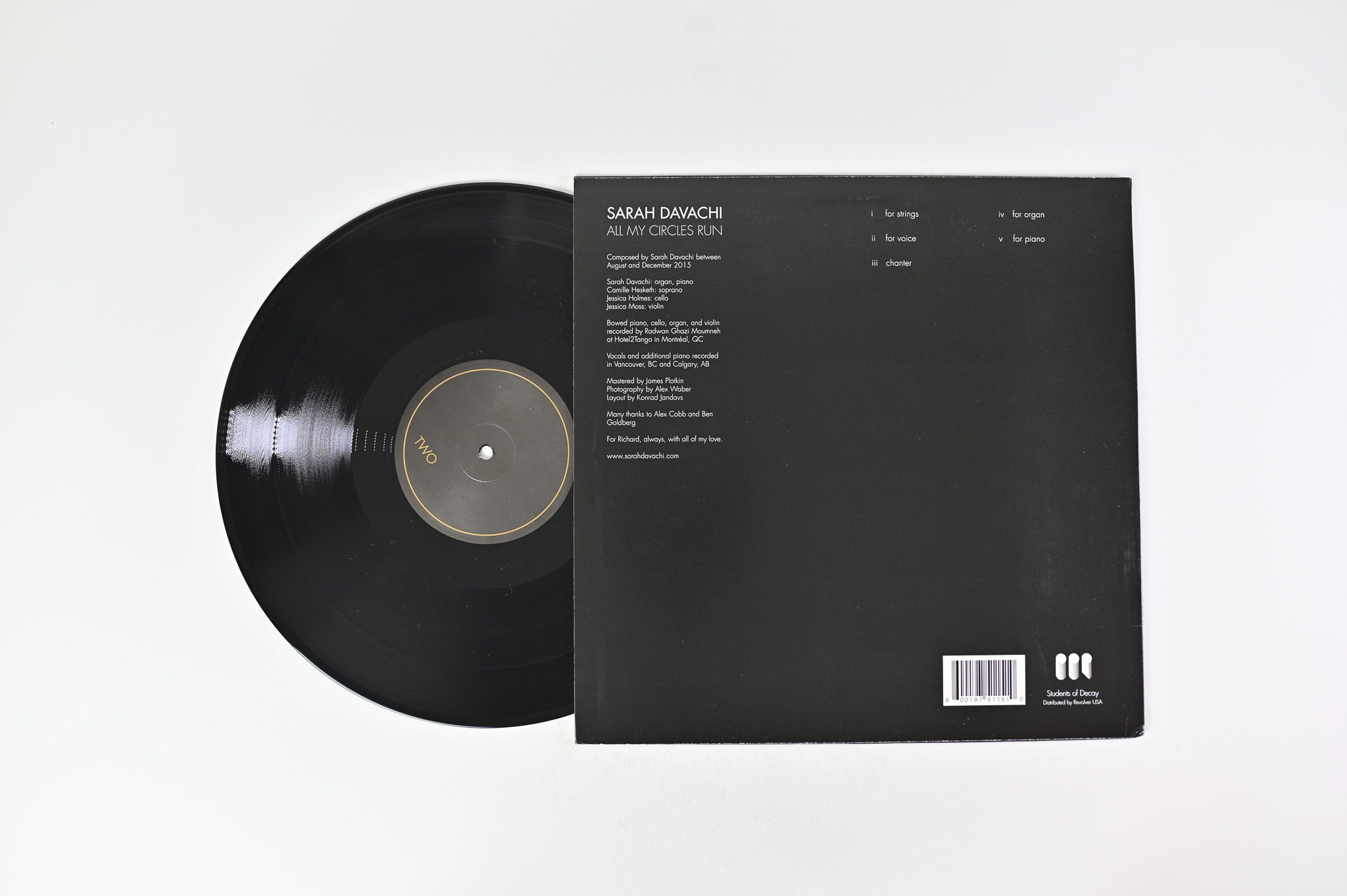 Sarah Davachi - All My Circles Run on Students Of Decay