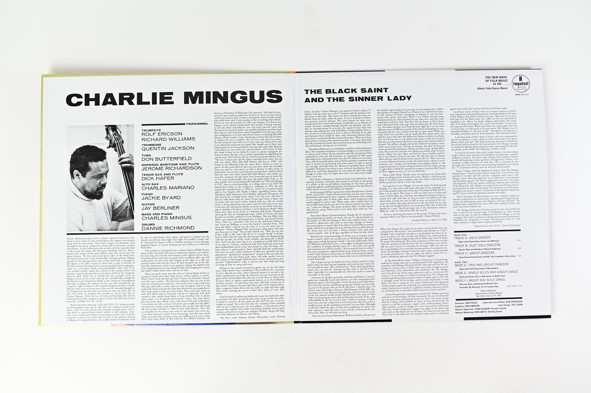 Charles Mingus - The Black Saint And The Sinner Lady on Verve Acoustic Sounds Series