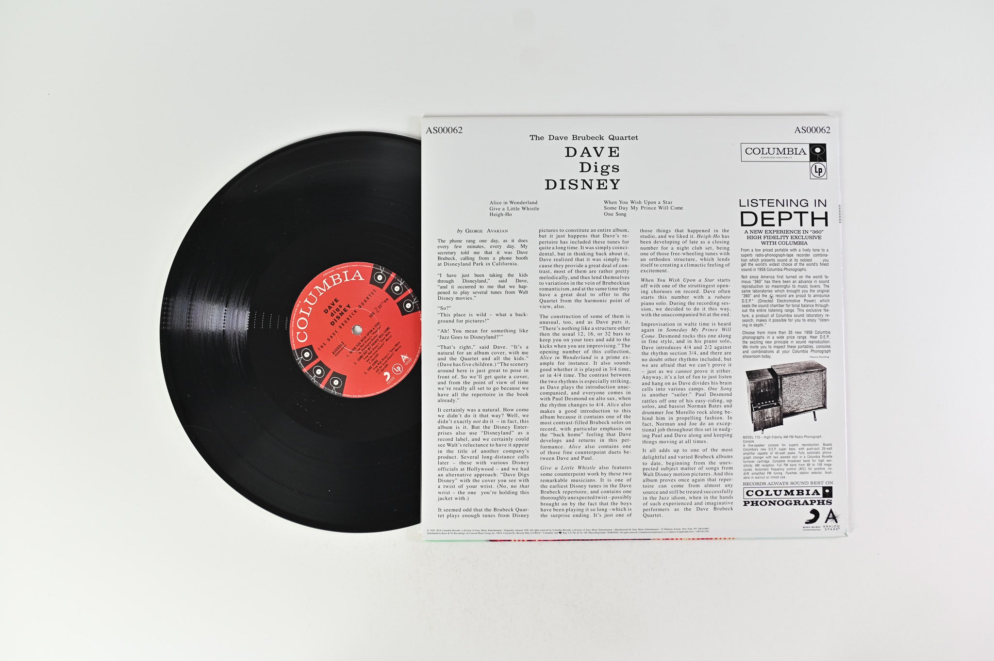 The Dave Brubeck Quartet - Dave Digs Disney on Analog Spark