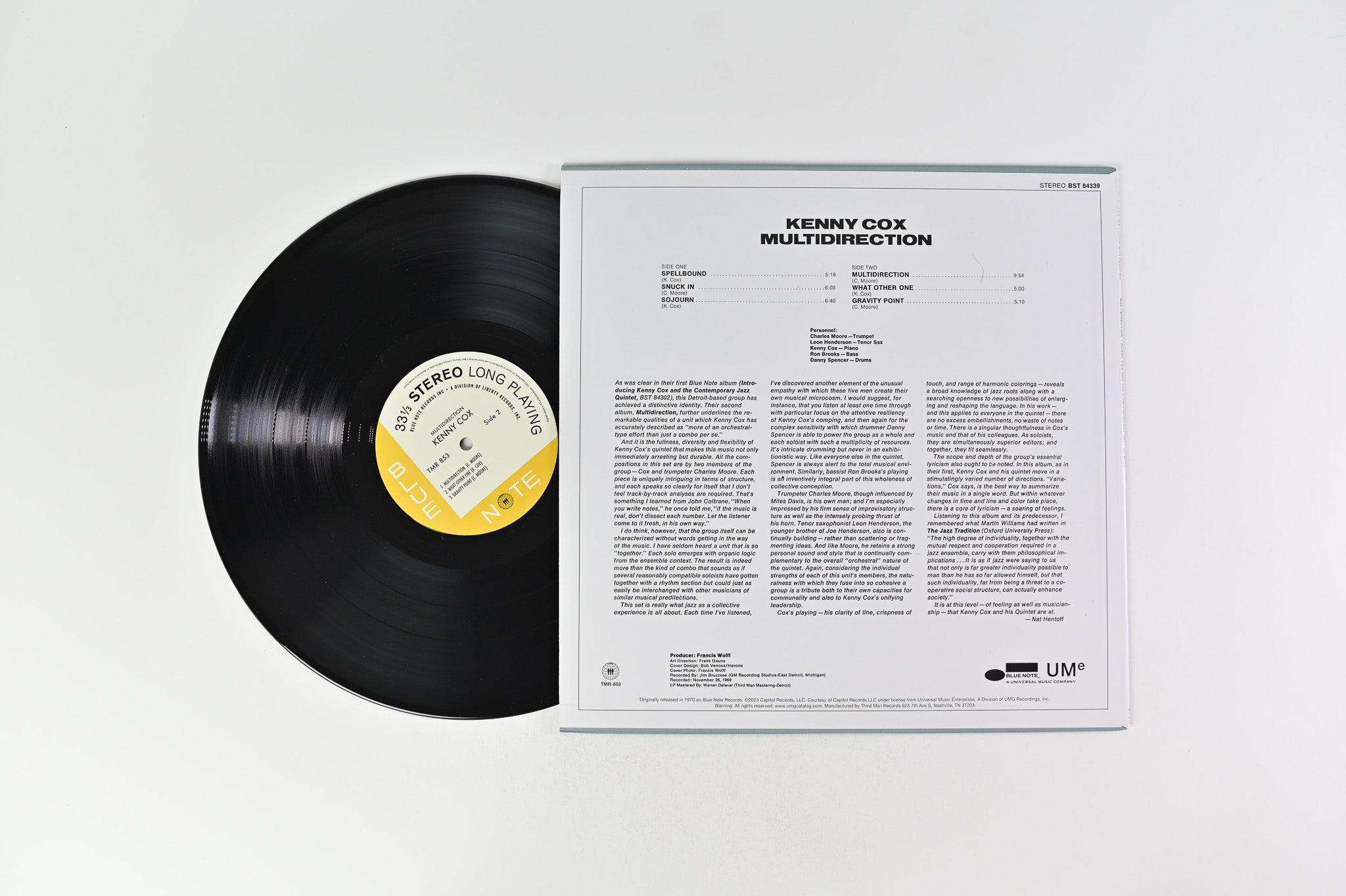 Kenny Cox - Multidirection on Blue Note / Third Man