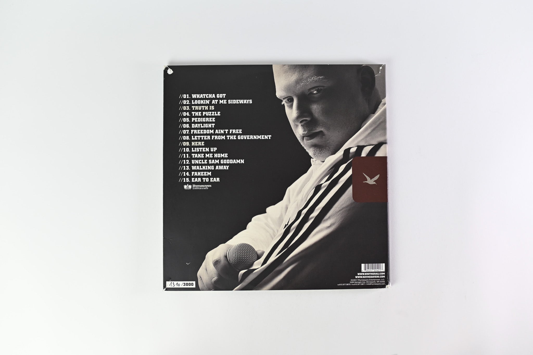 Brother Ali - The Undisputed Truth Deluxe Reissue Numbered Clear Vinyl on Rhymesayers Entertainment