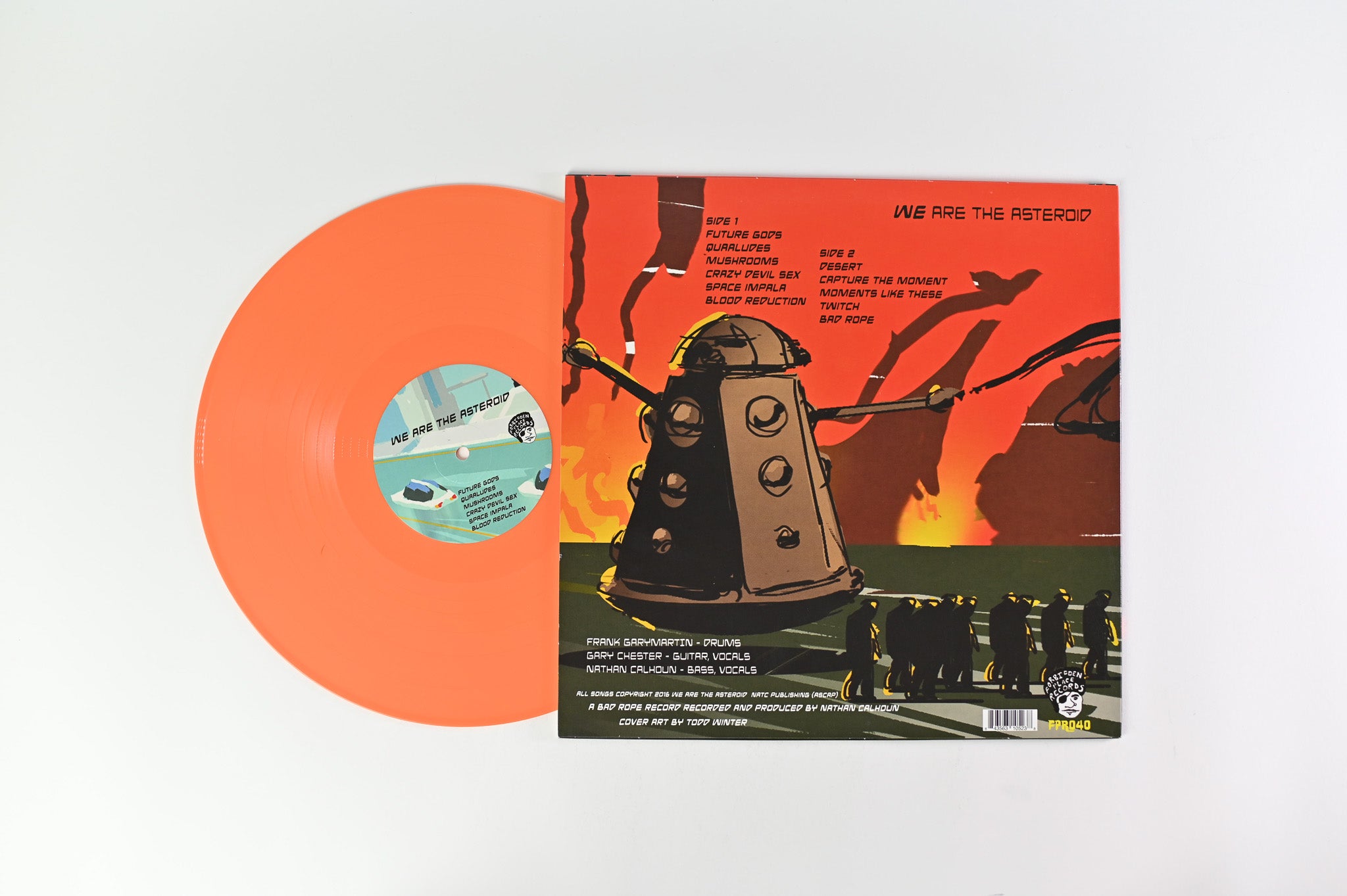 WE Are The Asteroid - WE Are The Asteroid on Forbidden Place Records - Orange Vinyl