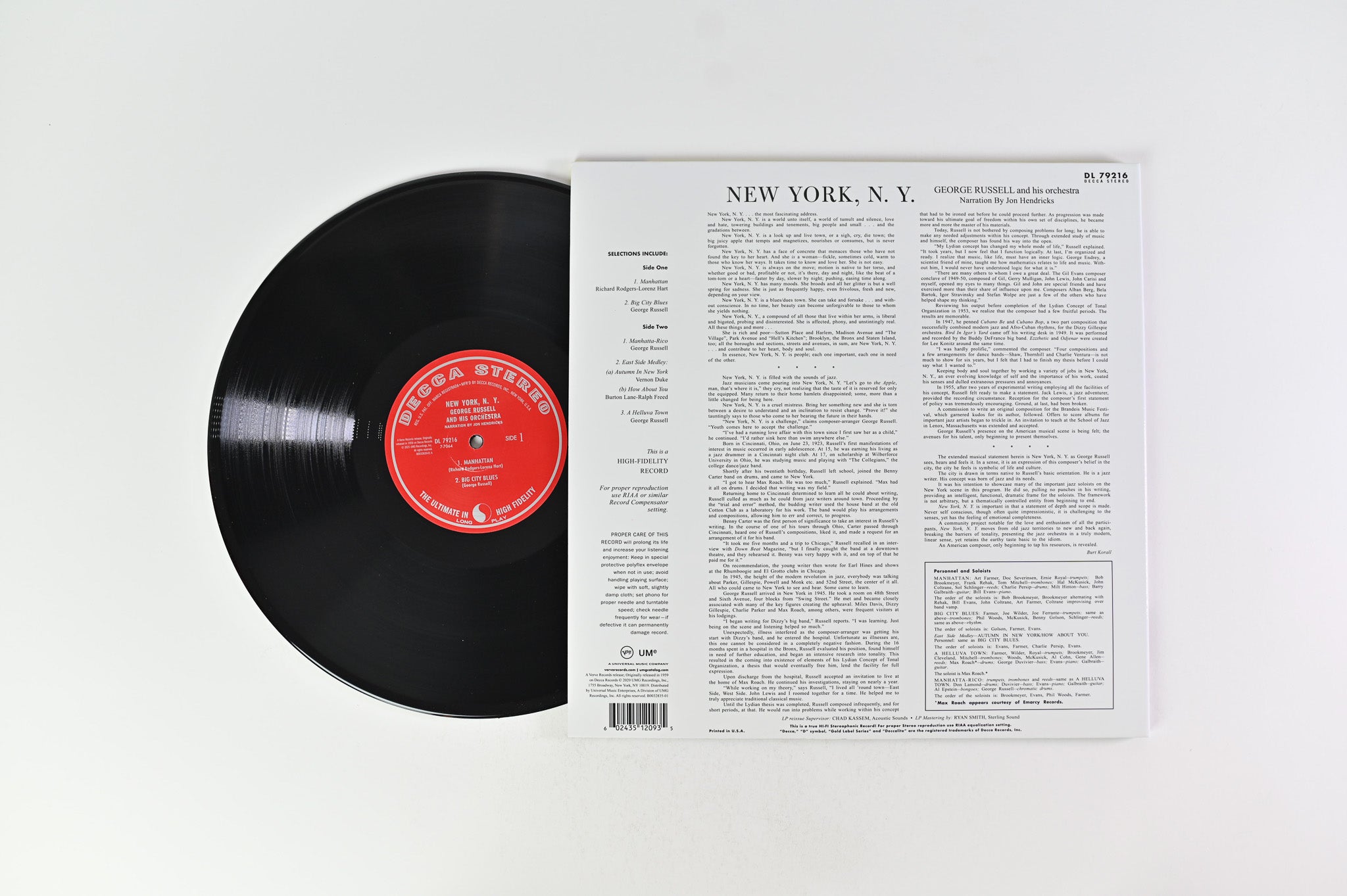 George Russell Orchestra - New York, N.Y. on Verve Acoustic Sounds Series