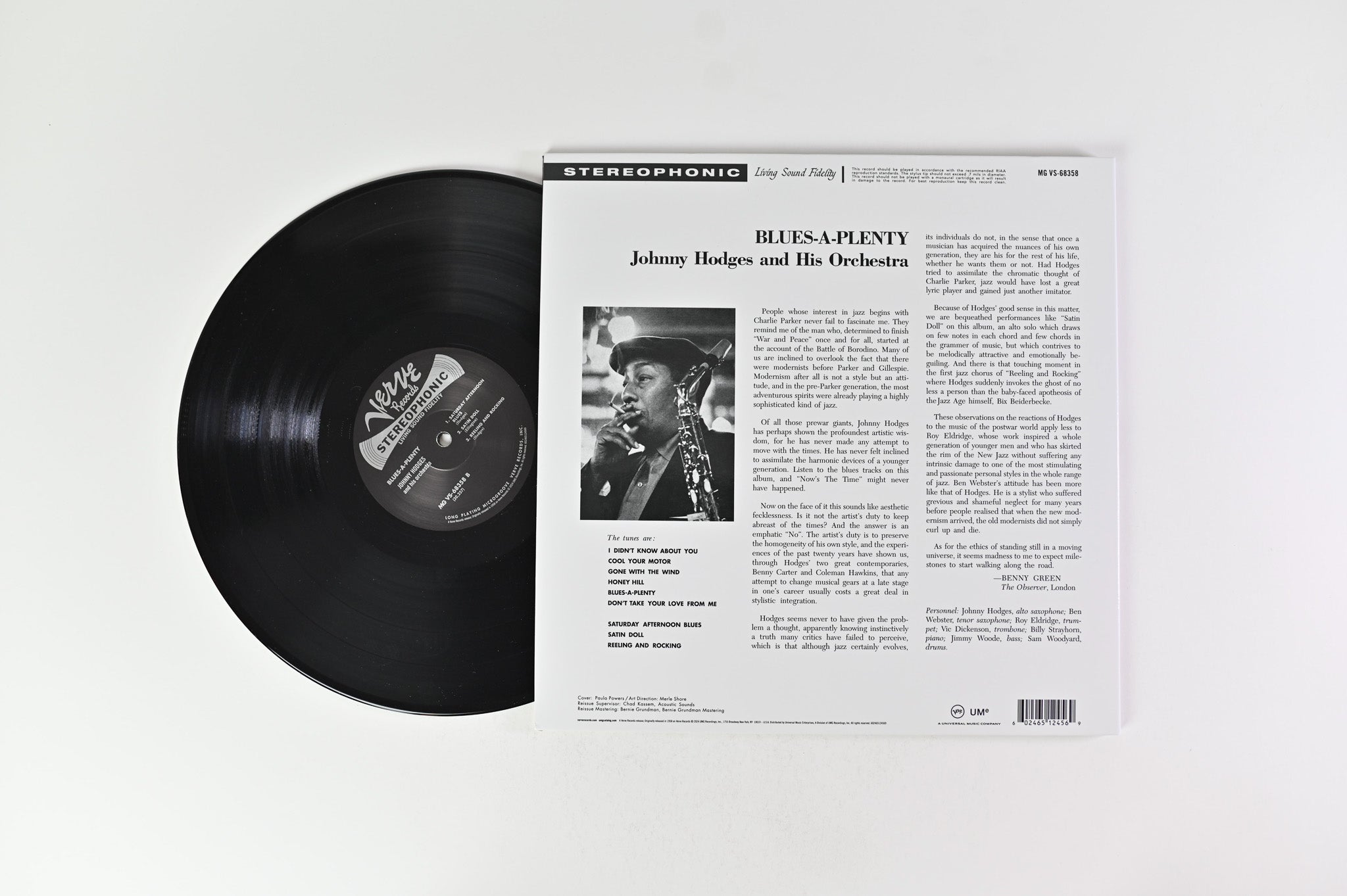 Johnny Hodges And His Orchestra - Blues A-Plenty on Verve Acoustic Sounds Series