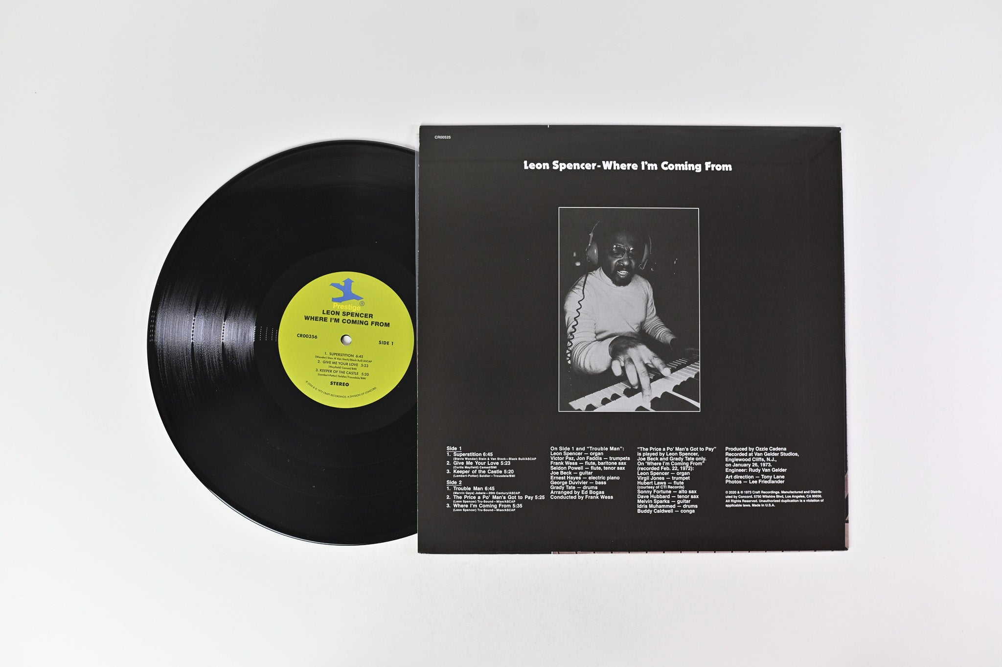 Leon Spencer, Jr. - Where I'm Coming From on Jazz Dispensary Top Shelf Series