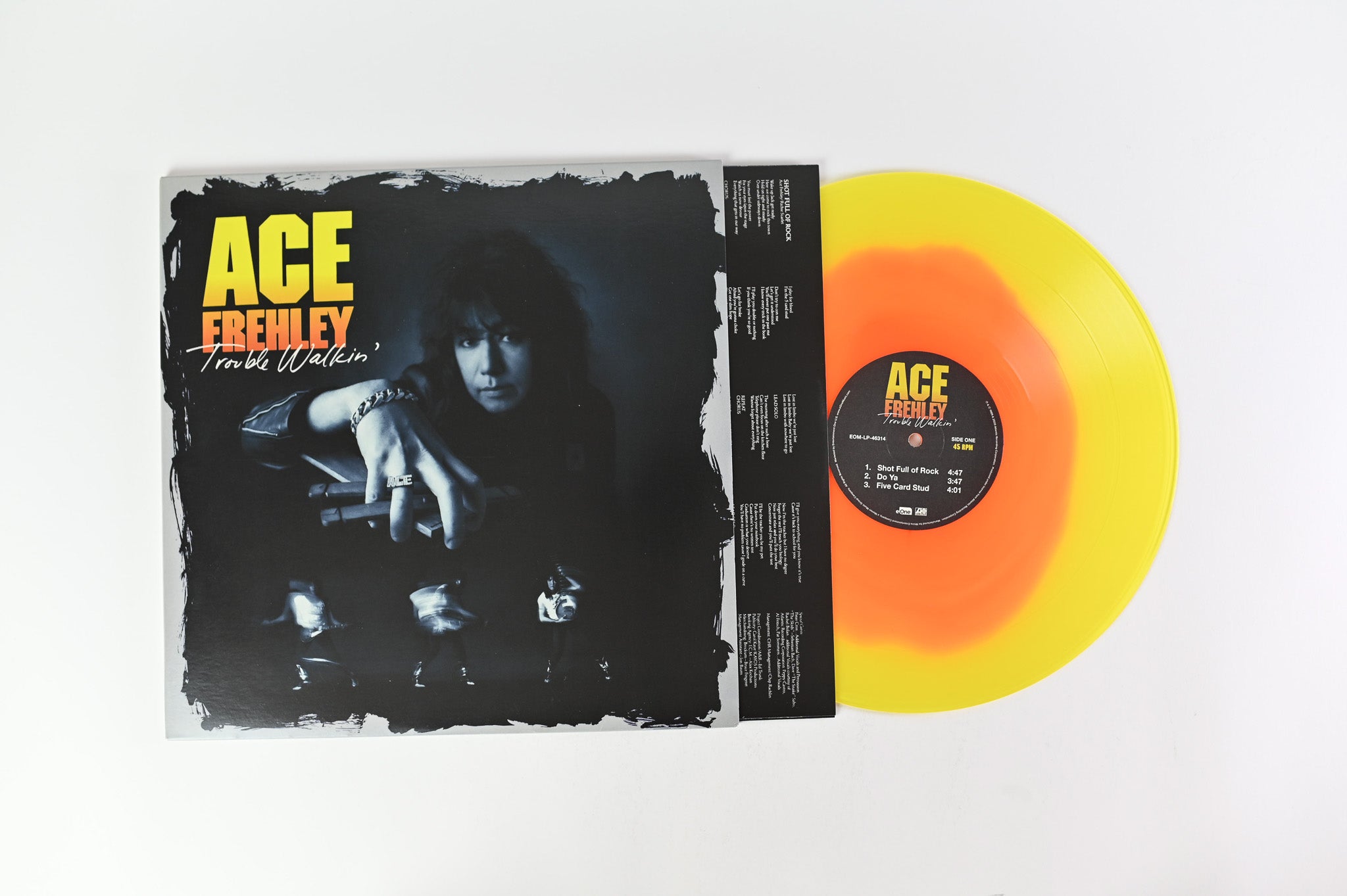 Ace Frehley - Trouble Walkin’ on eOne - RSD Yellow/Orange Vinyl