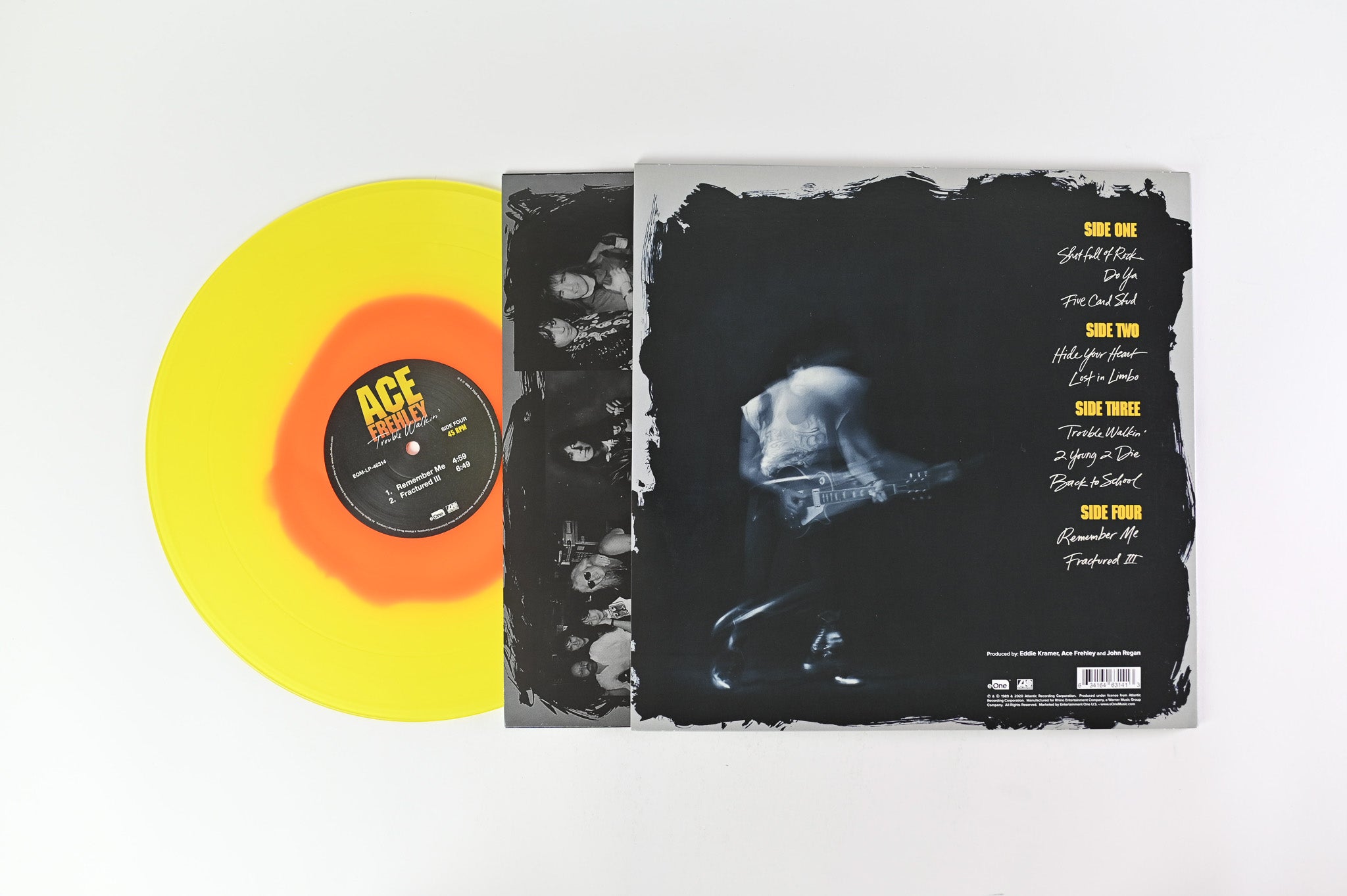Ace Frehley - Trouble Walkin’ on eOne - RSD Yellow/Orange Vinyl