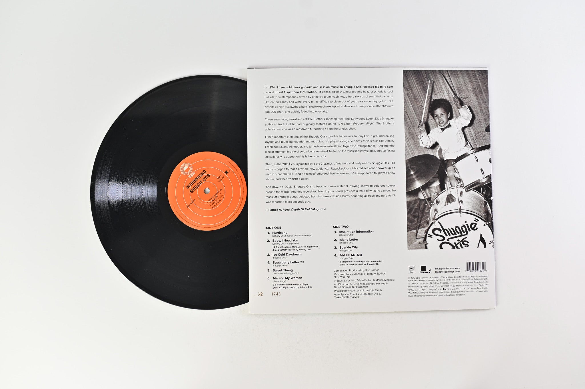 Shuggie Otis - Introducing Shuggie Otis on Epic / Legacy - Numbered