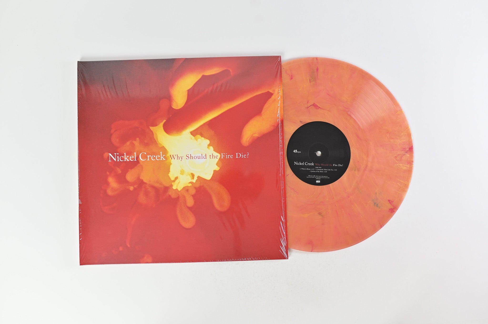 Nickel Creek - Why Should The Fire Die? on Craft Recordings - Gold Translucent and Red Marble