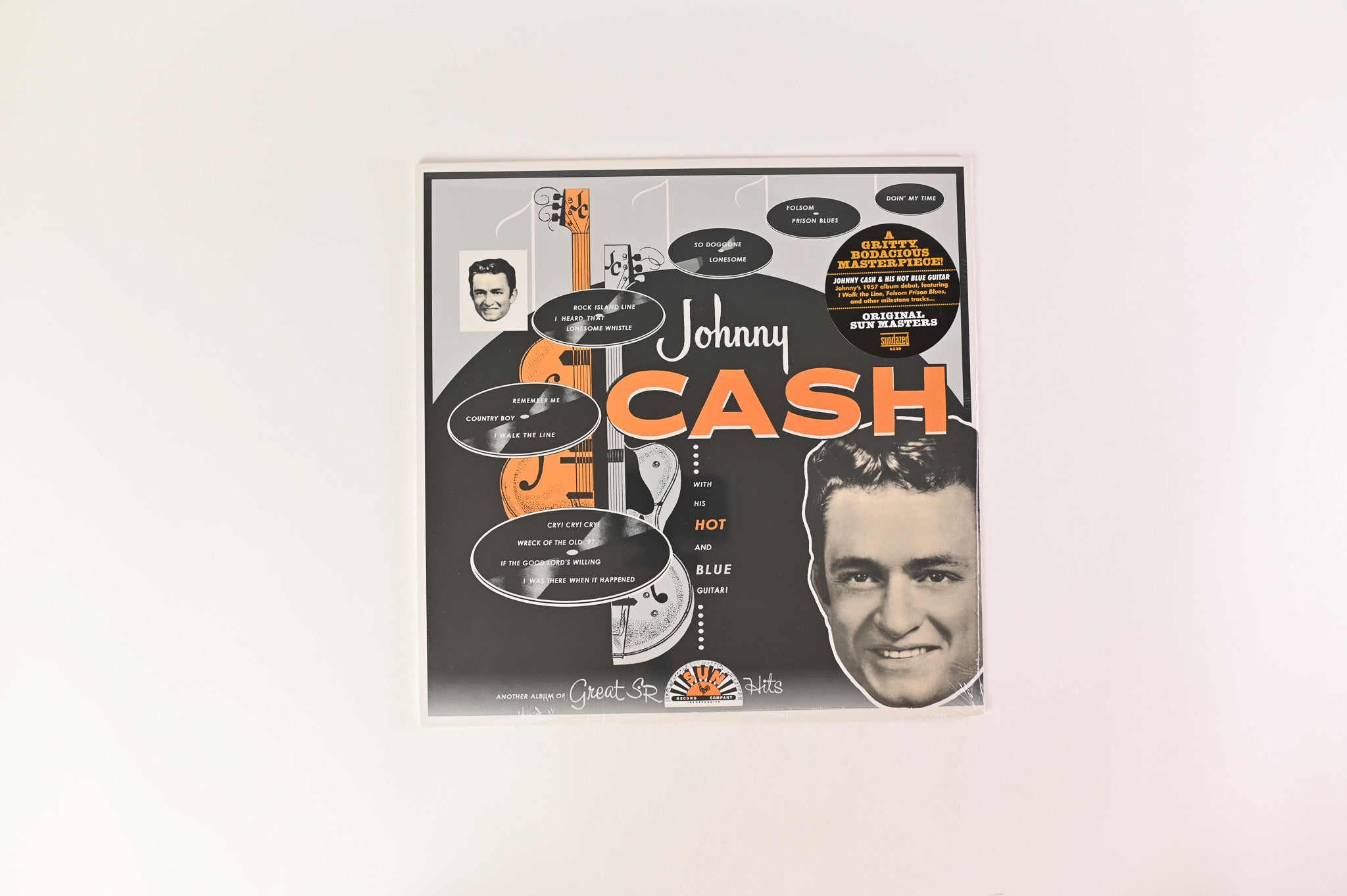 Johnny Cash - With His Hot And Blue Guitar SEALED Reissue on Sundazed