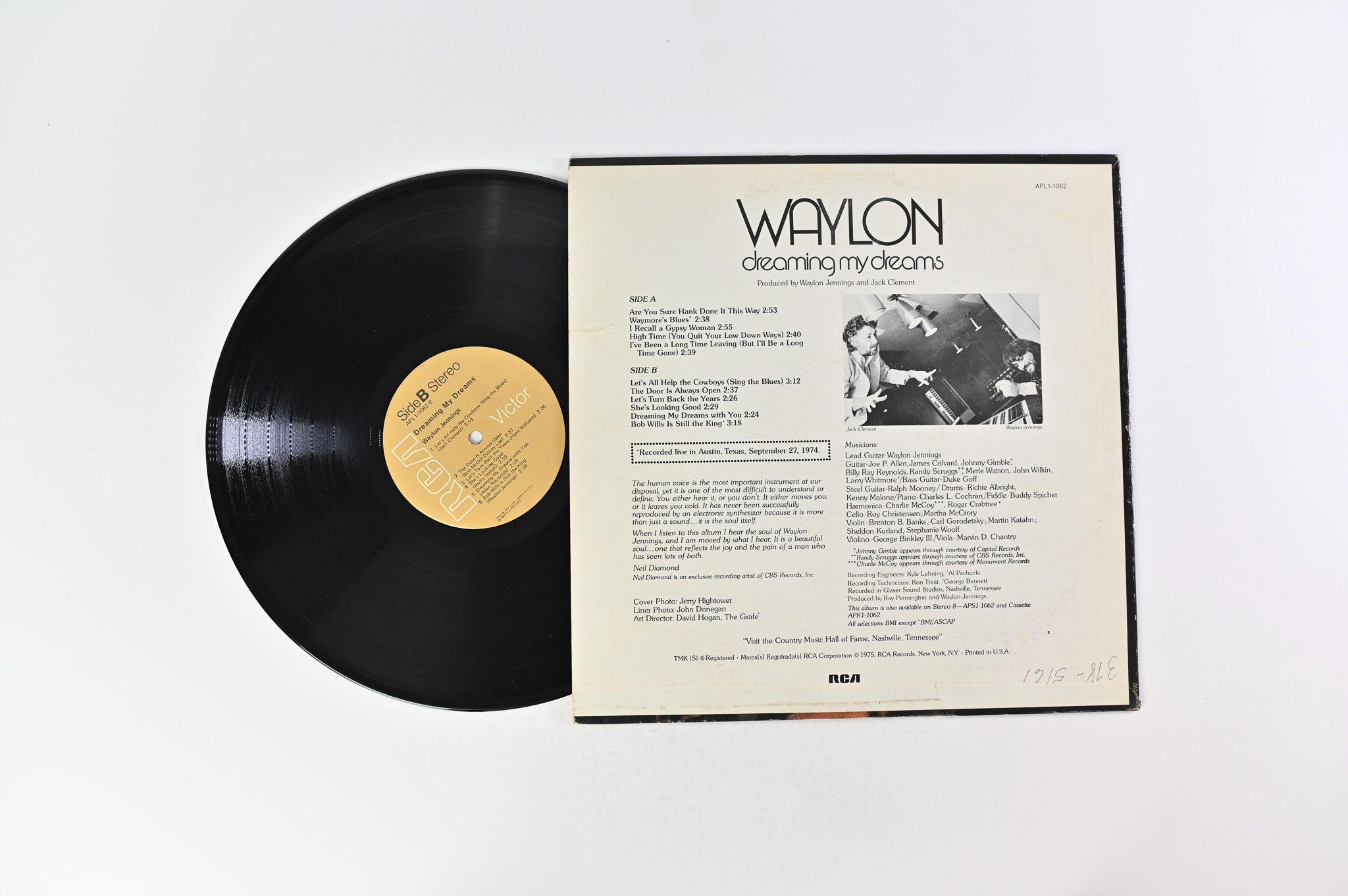 Waylon Jennings - Dreaming My Dreams on RCA Victor