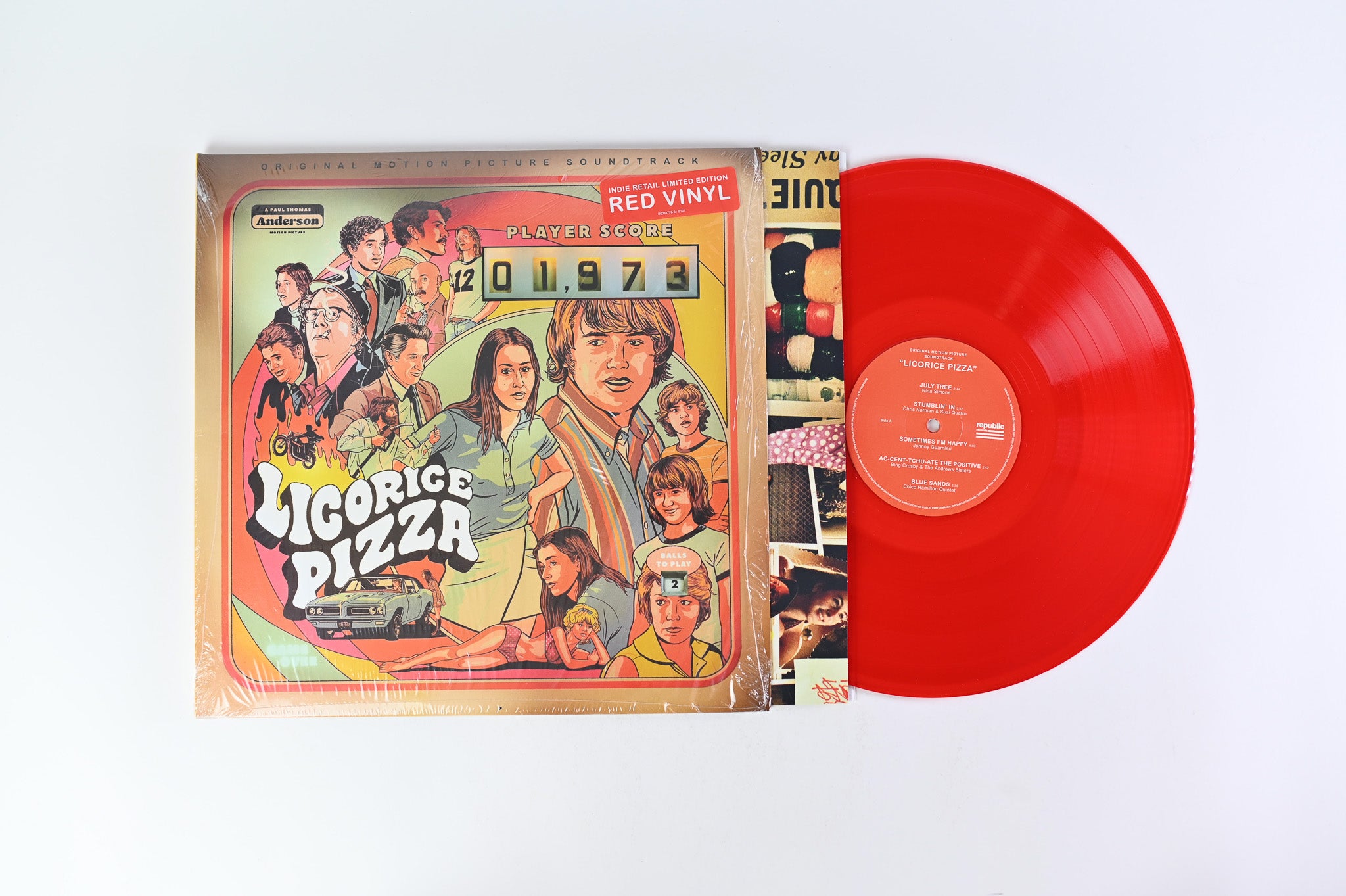 Various - Licorice Pizza (Original Motion Picture Soundtrack) on Republic Records - Red Vinyl