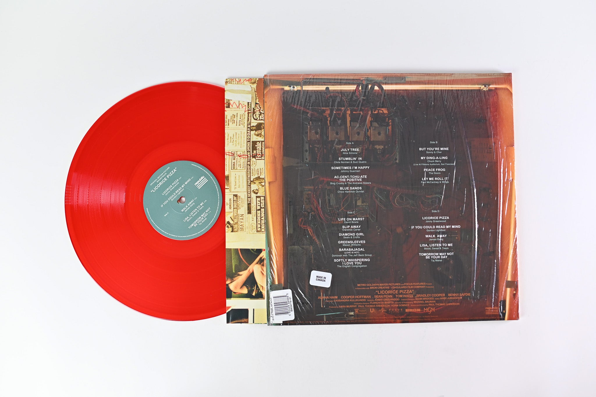 Various - Licorice Pizza (Original Motion Picture Soundtrack) on Republic Records - Red Vinyl