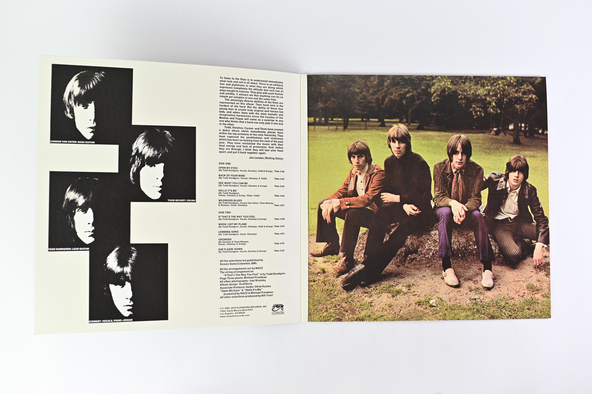Nazz - Nazz on Cleopatra - Purple & Black Splatter Vinyl