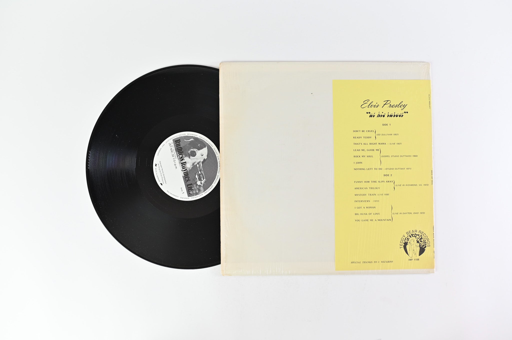 Elvis Presley - Rock My Soul Unofficial Pressing