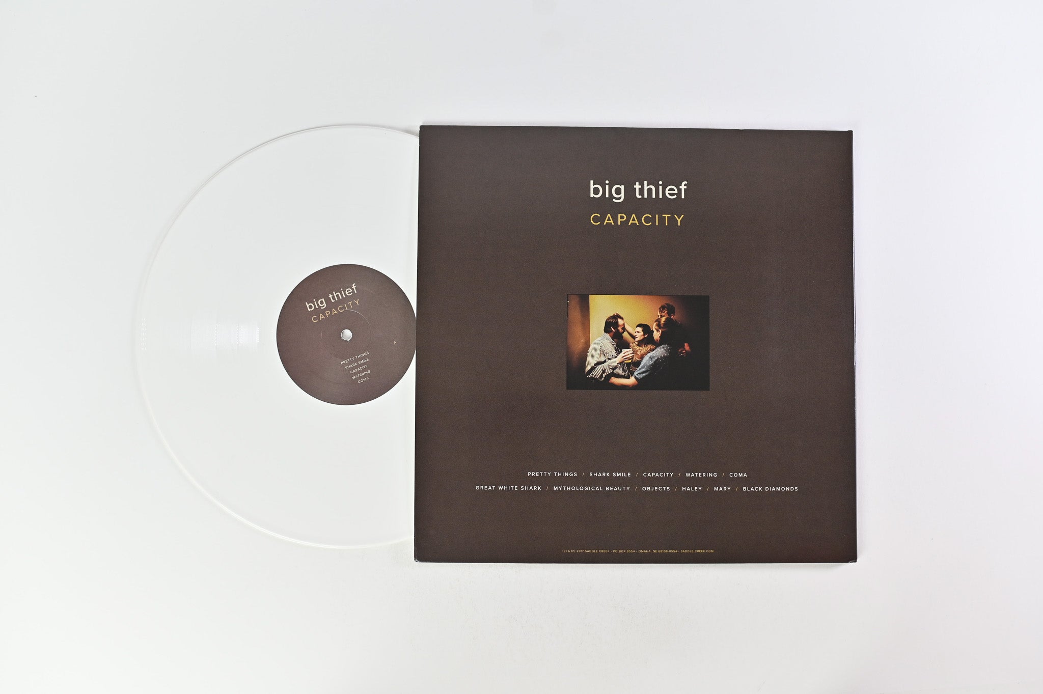 Big Thief - Capacity on Saddle Creek - White Vinyl