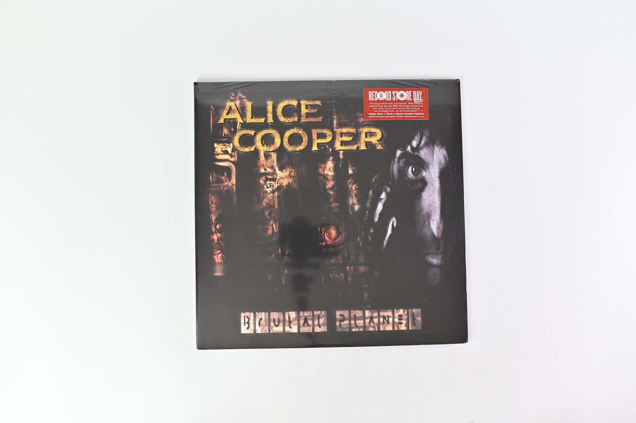 Alice Cooper - Brutal Planet SEALED RSD Reissue on Brutal Bronze Vinyl on eOne Music