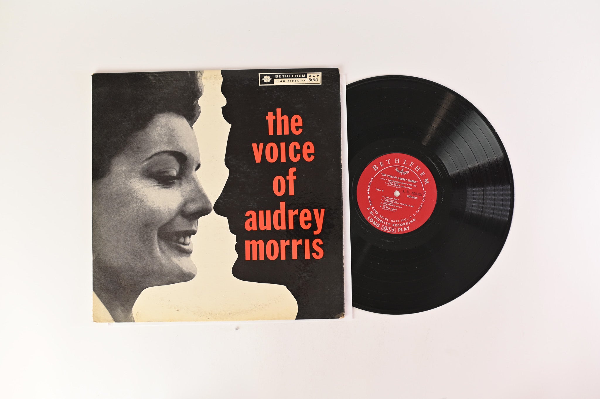 Audrey Morris - The Voice Of Audrey Morris on Bethlehem Records Mono