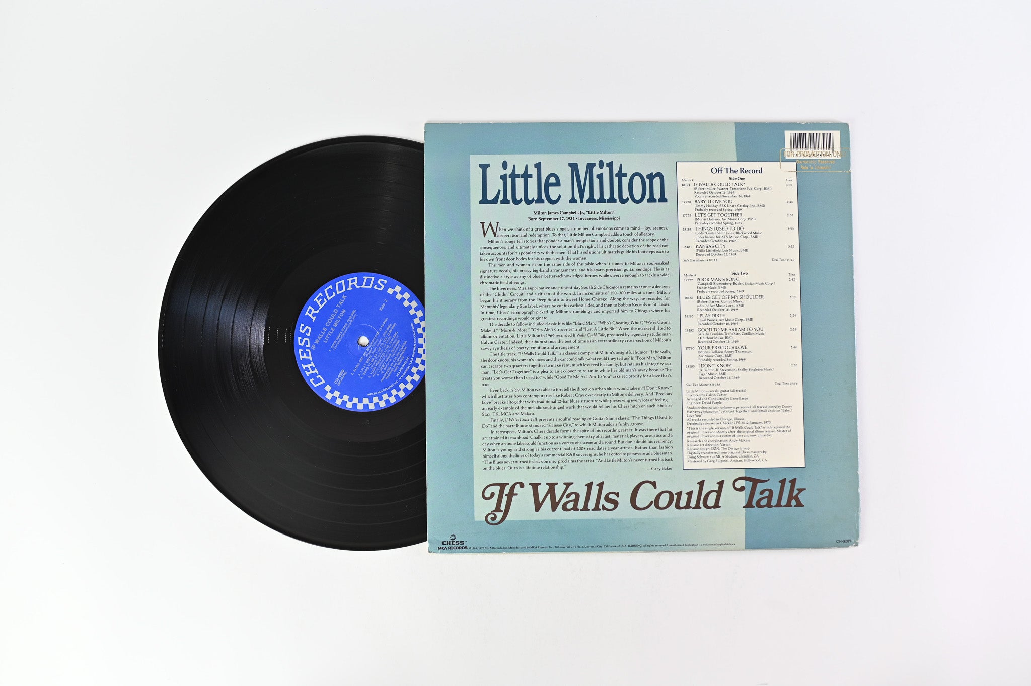 Little Milton - If Walls Could Talk on Chess