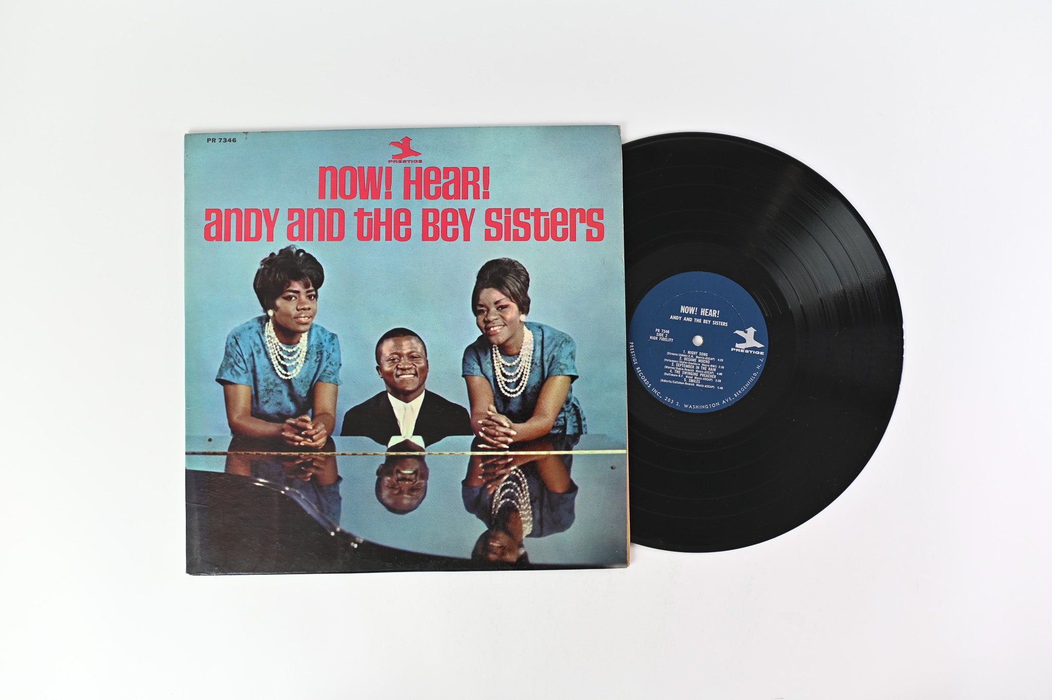 Andy And The Bey Sisters - Now! Hear! on Prestige Mono