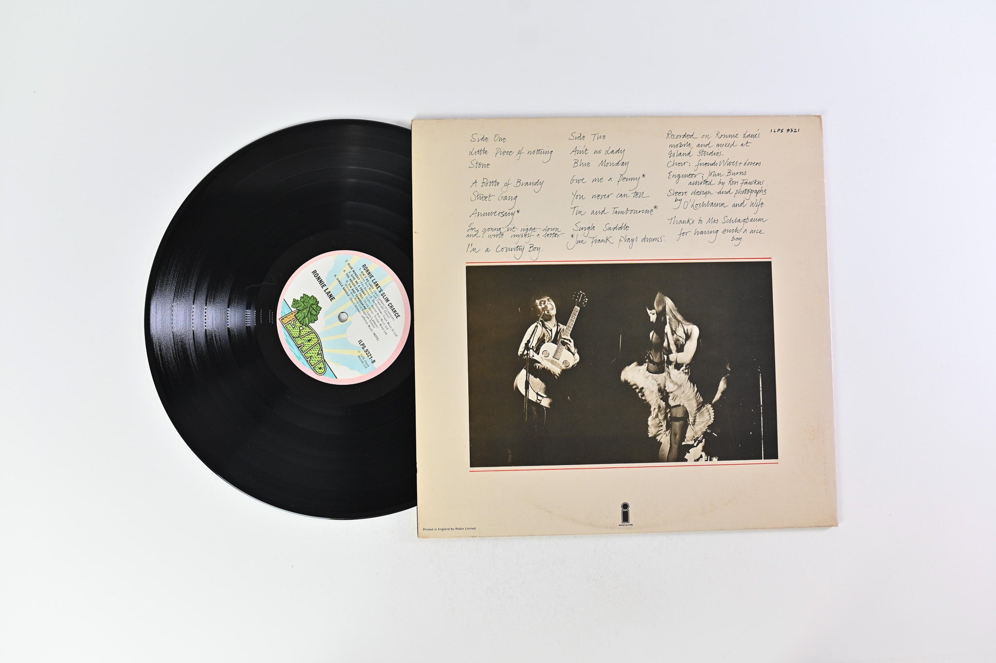 Ronnie Lane - Ronnie Lane's Slim Chance on Island Records