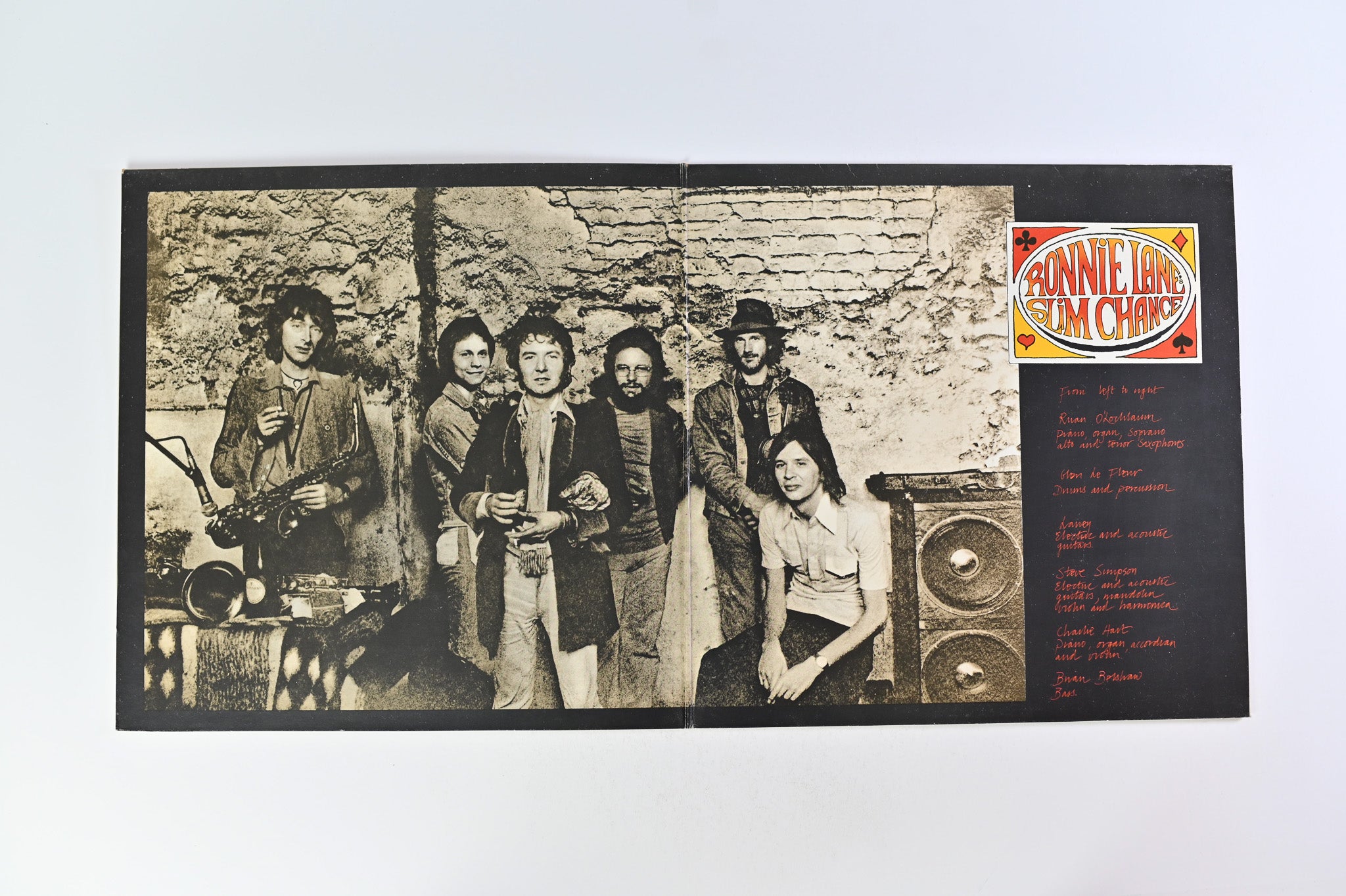 Ronnie Lane - Ronnie Lane's Slim Chance on Island Records