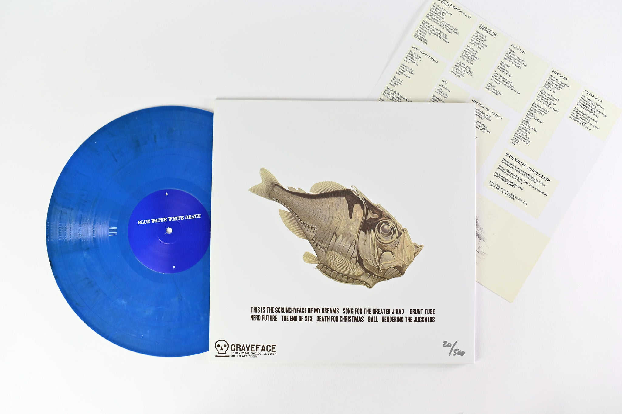 Blue Water White Death - Blue Water White Death on Graveface Records - Blue Vinyl
