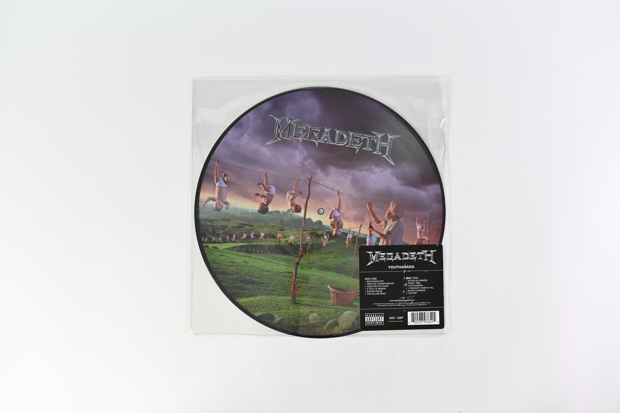 Megadeth - Youthanasia Picture Disc Reissue on Capitol Records