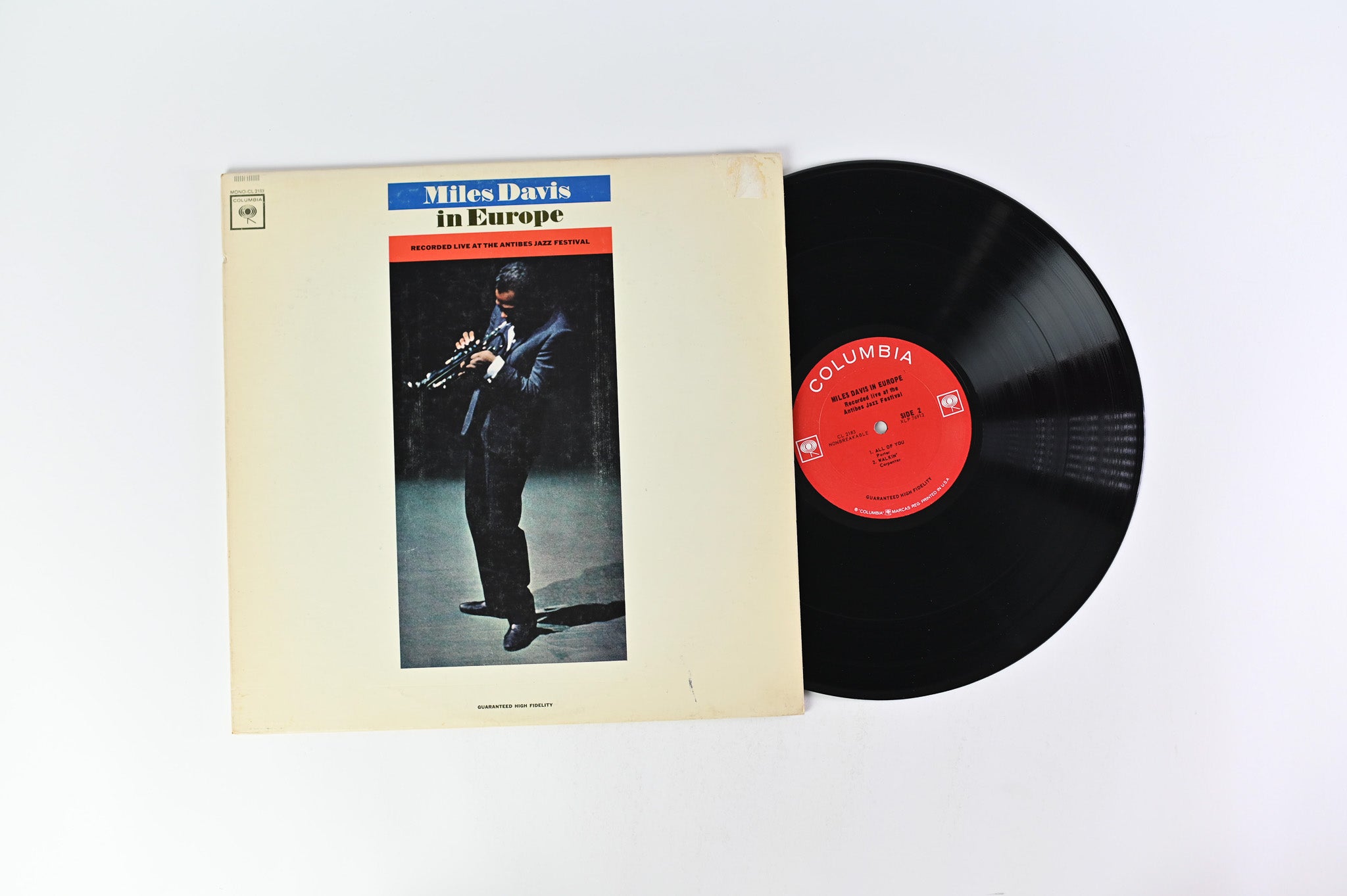 Miles Davis - Miles Davis In Europe on Columbia Mono